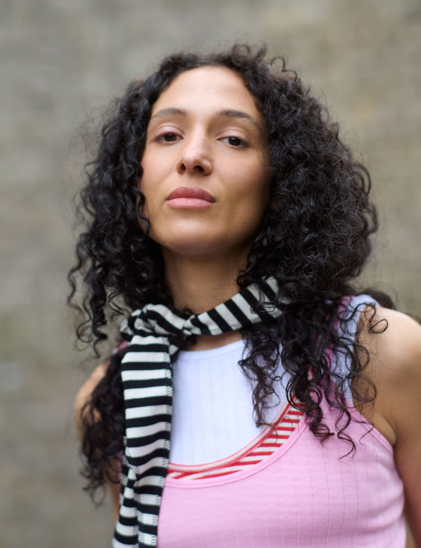 NPS Strap Top Solid Color, Light pink