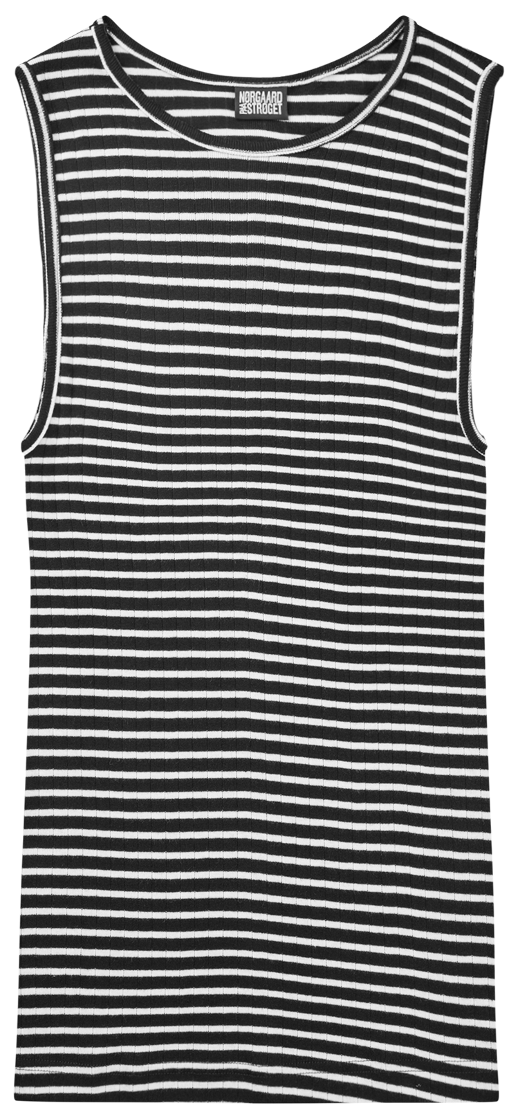NPS Tank Top NPS Stripe, Black/Ecru