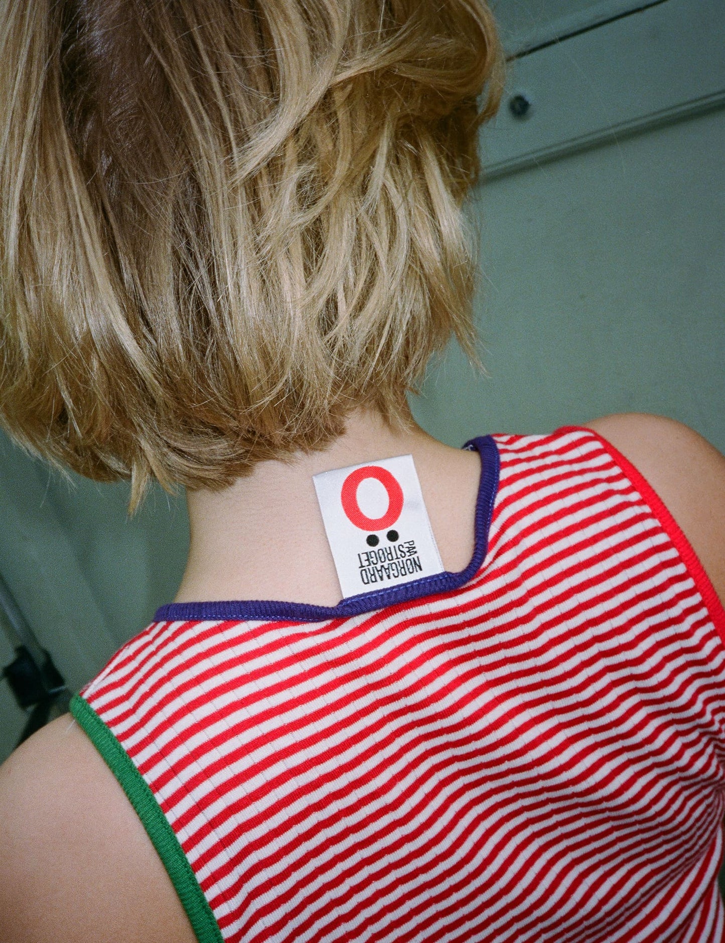 NPS Öhouse Cropped Tank, Red/Ecru/Multi