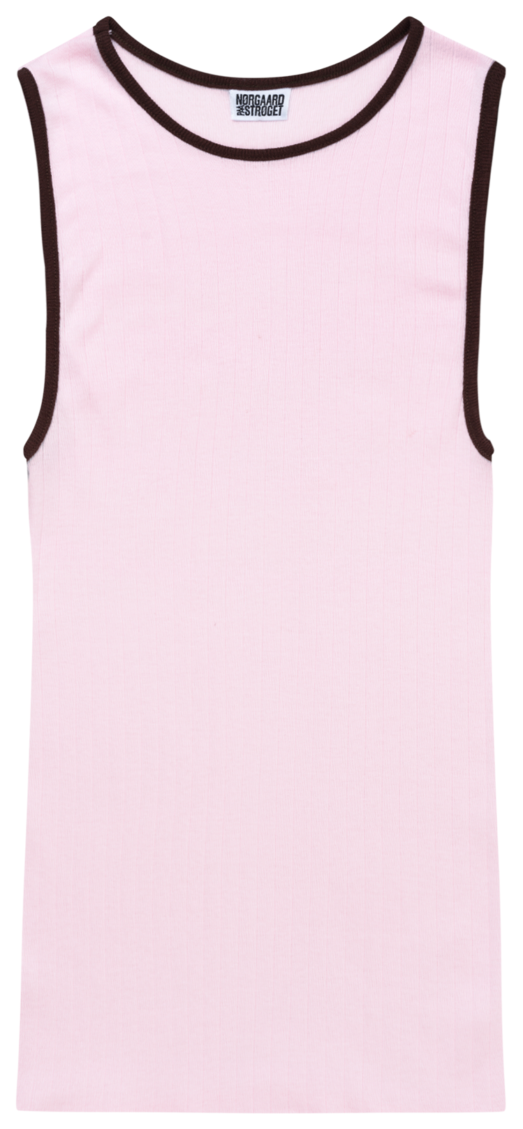 NPS Tank Top Kontrast, Rose/Brown