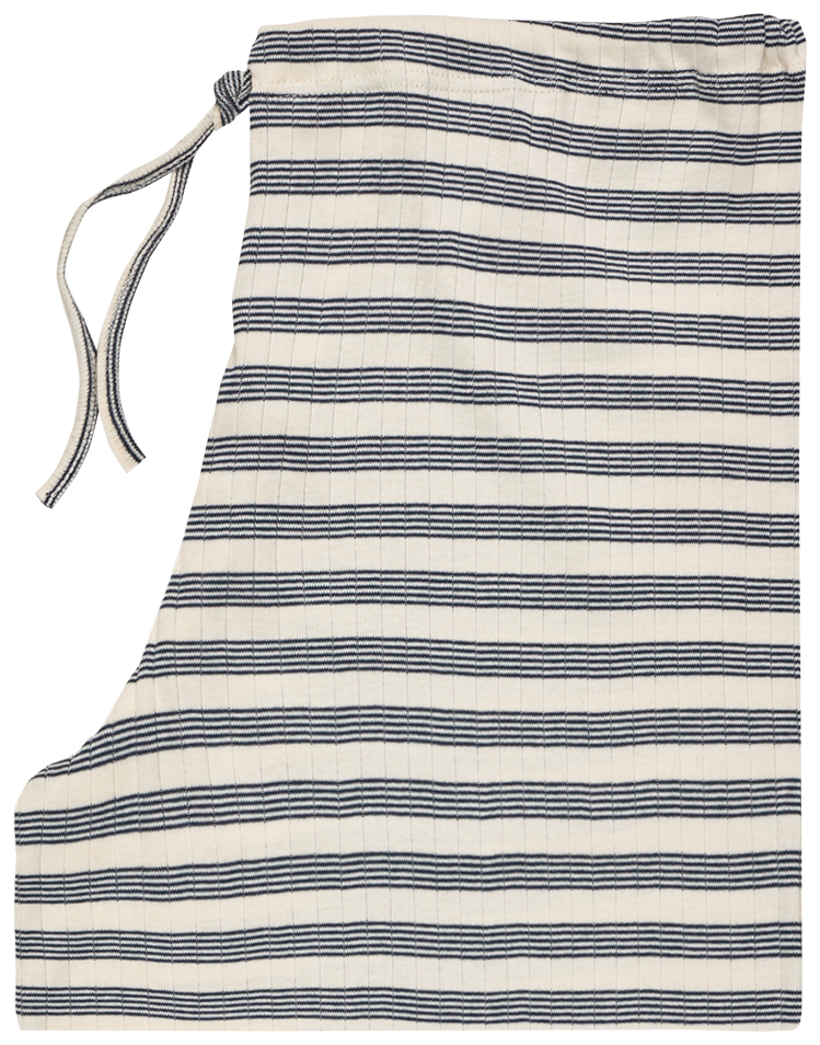 NPS Nova Shorts BW Stripe, Ecru/Marine