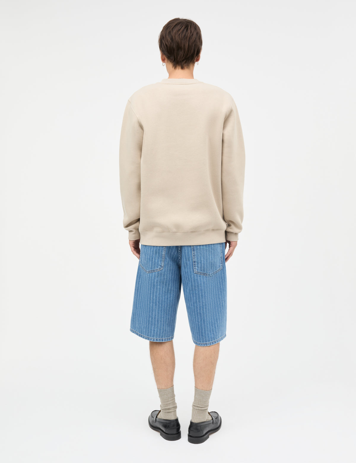 Standard Crew Logo Sweat, Plaza Taupe