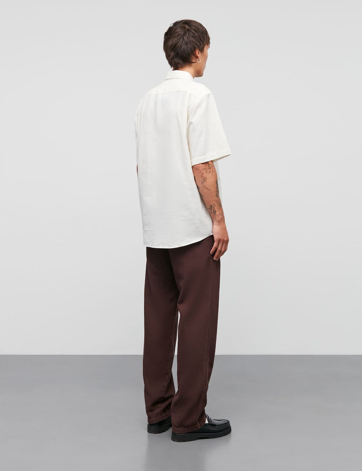 Grida Cotton Victor Shirt SS, Vanilla Ice