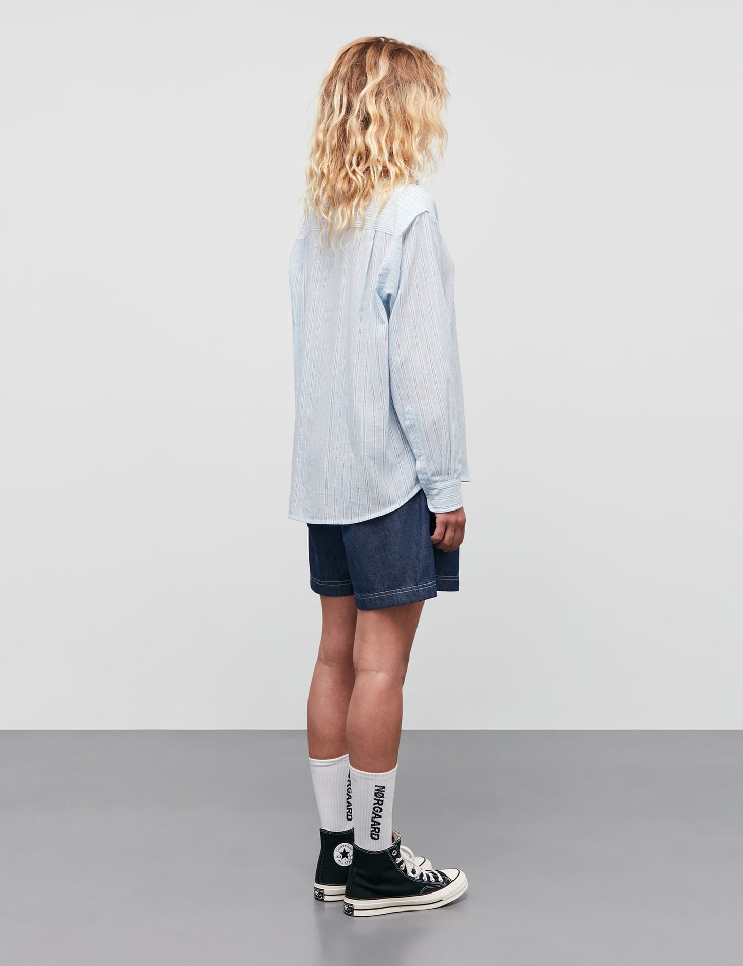 Colin YD Crelly Shirt, Pinstripe/Powder Blue