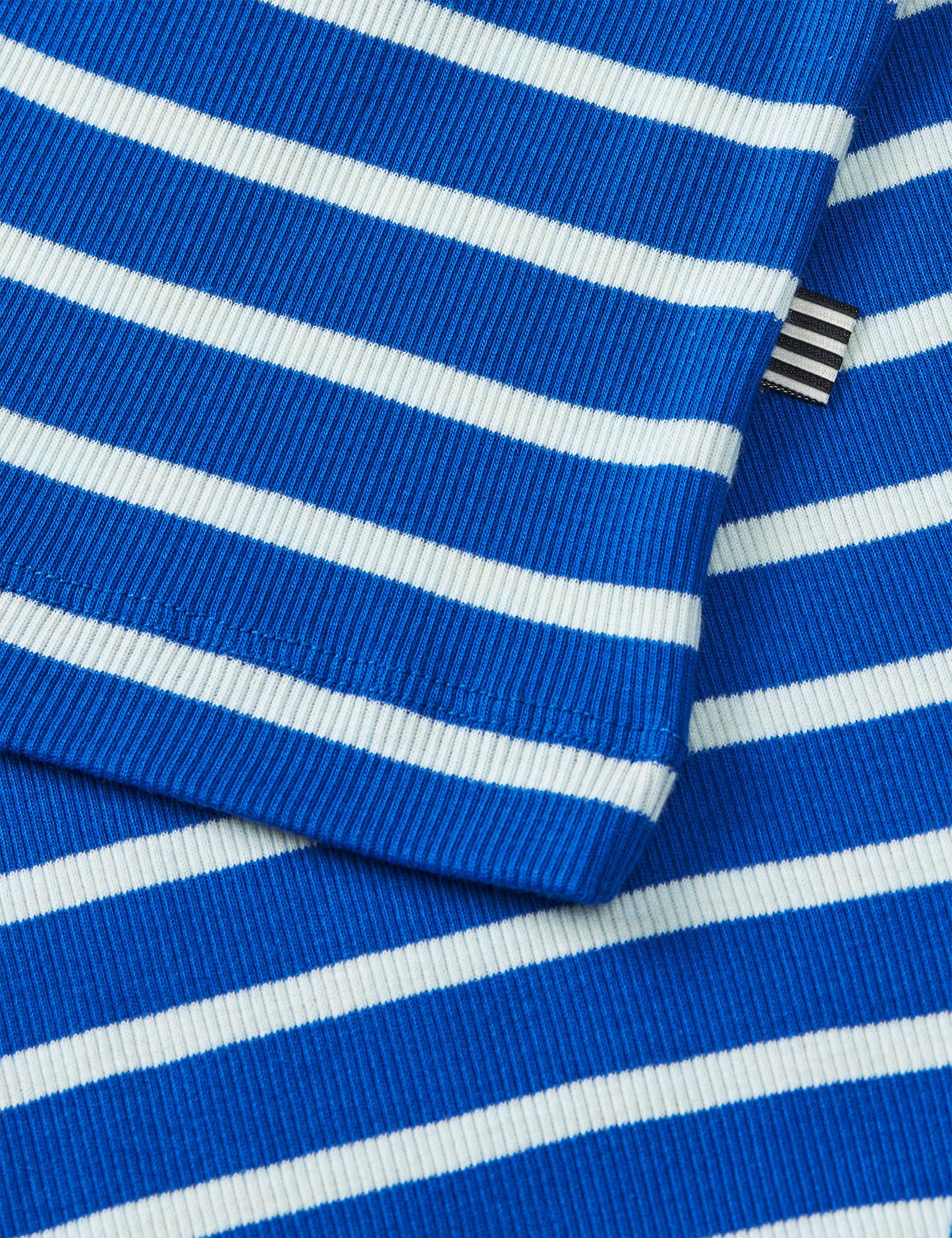 2x2 Cotton Stripe Carinila Top, Surf The Web/Vanilla Ice