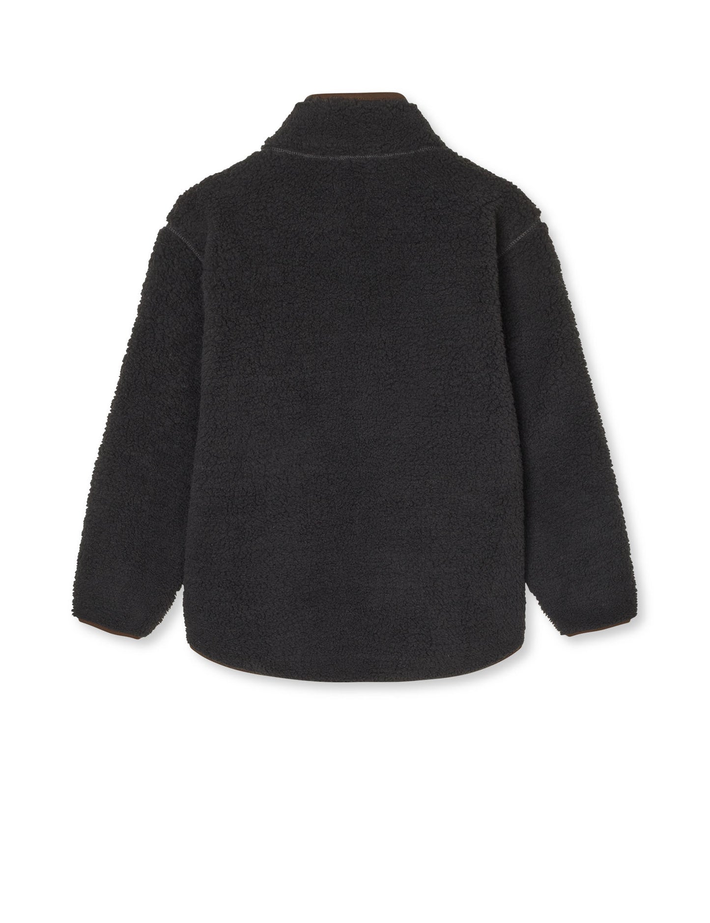 Teddy Fleece Jeffo Jacket, Jet Black