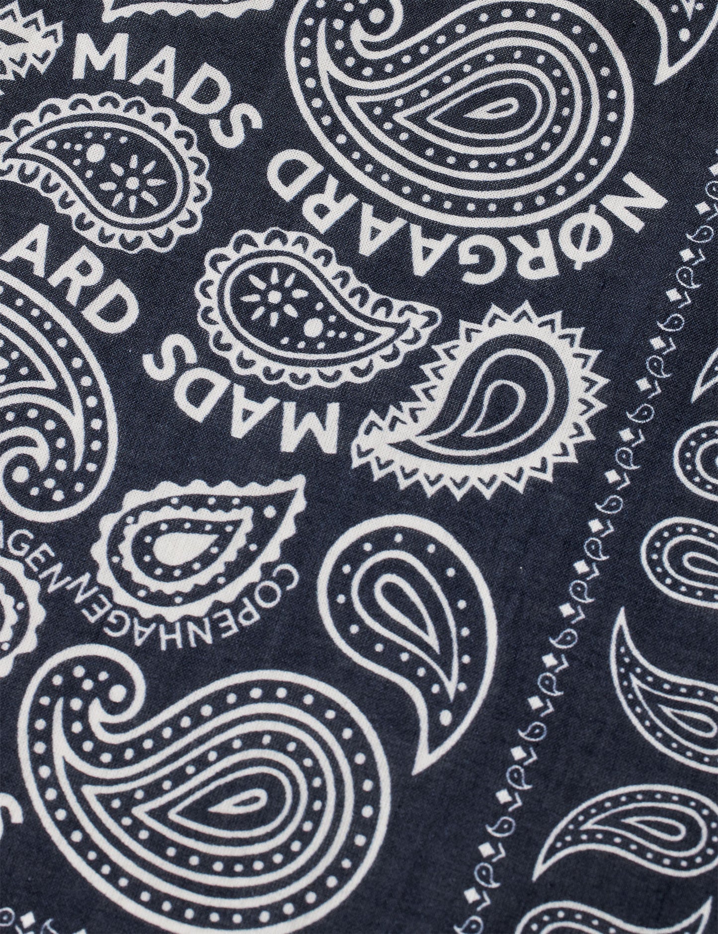 Soft Cotton Paisley Scarf Solid, Parisian Night