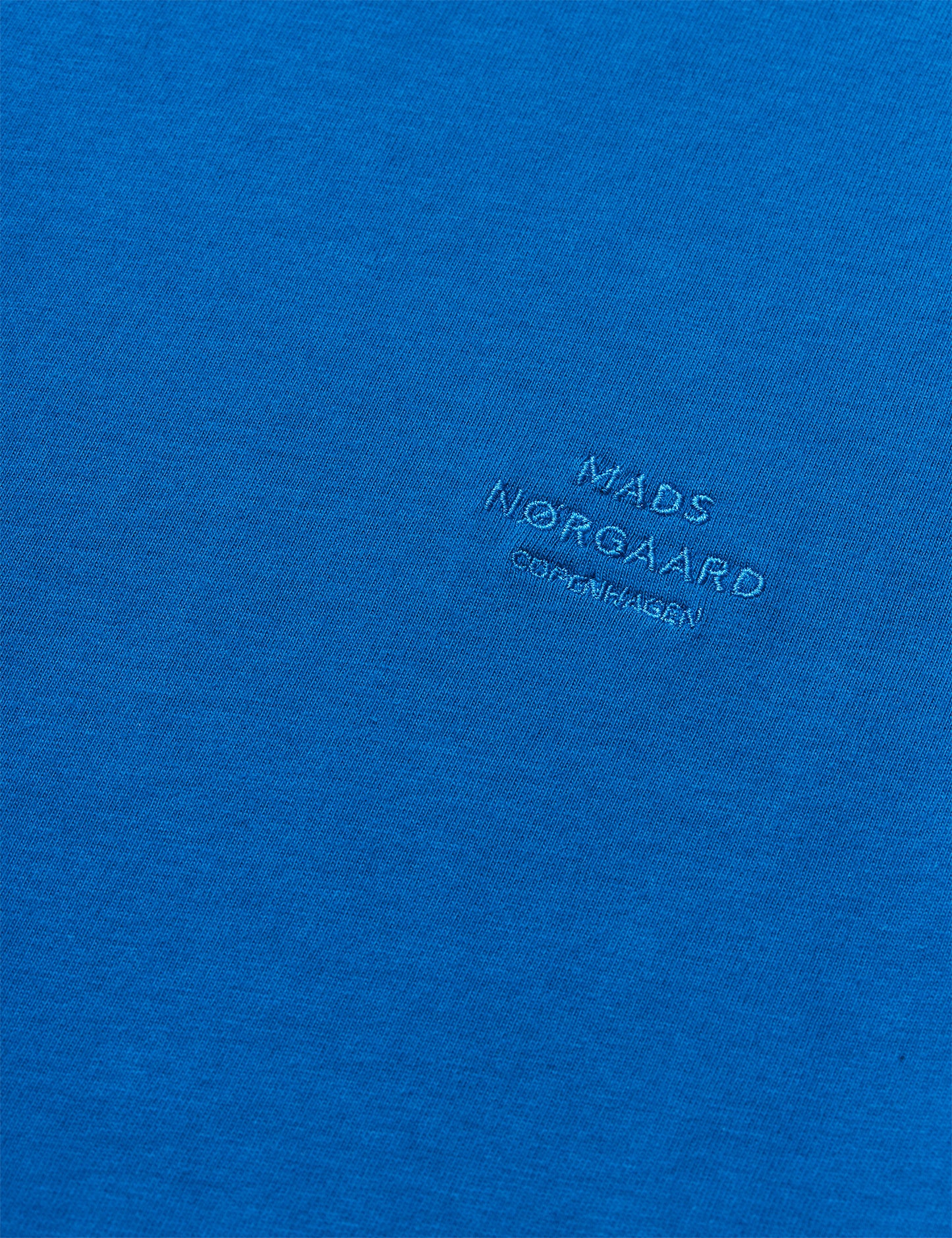 Cotton Jersey Frode Logo Tee FAV, Lapis Blue
