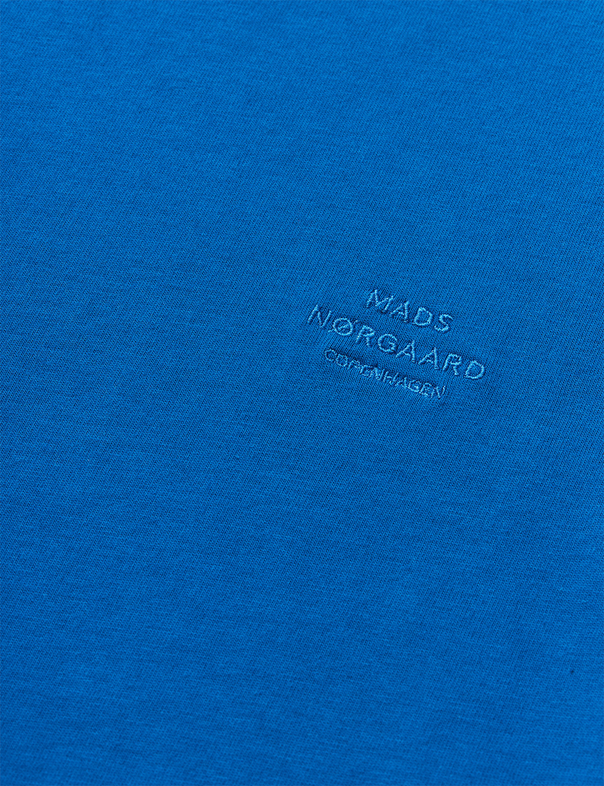 Cotton Jersey Frode Logo Tee FAV, Lapis Blue