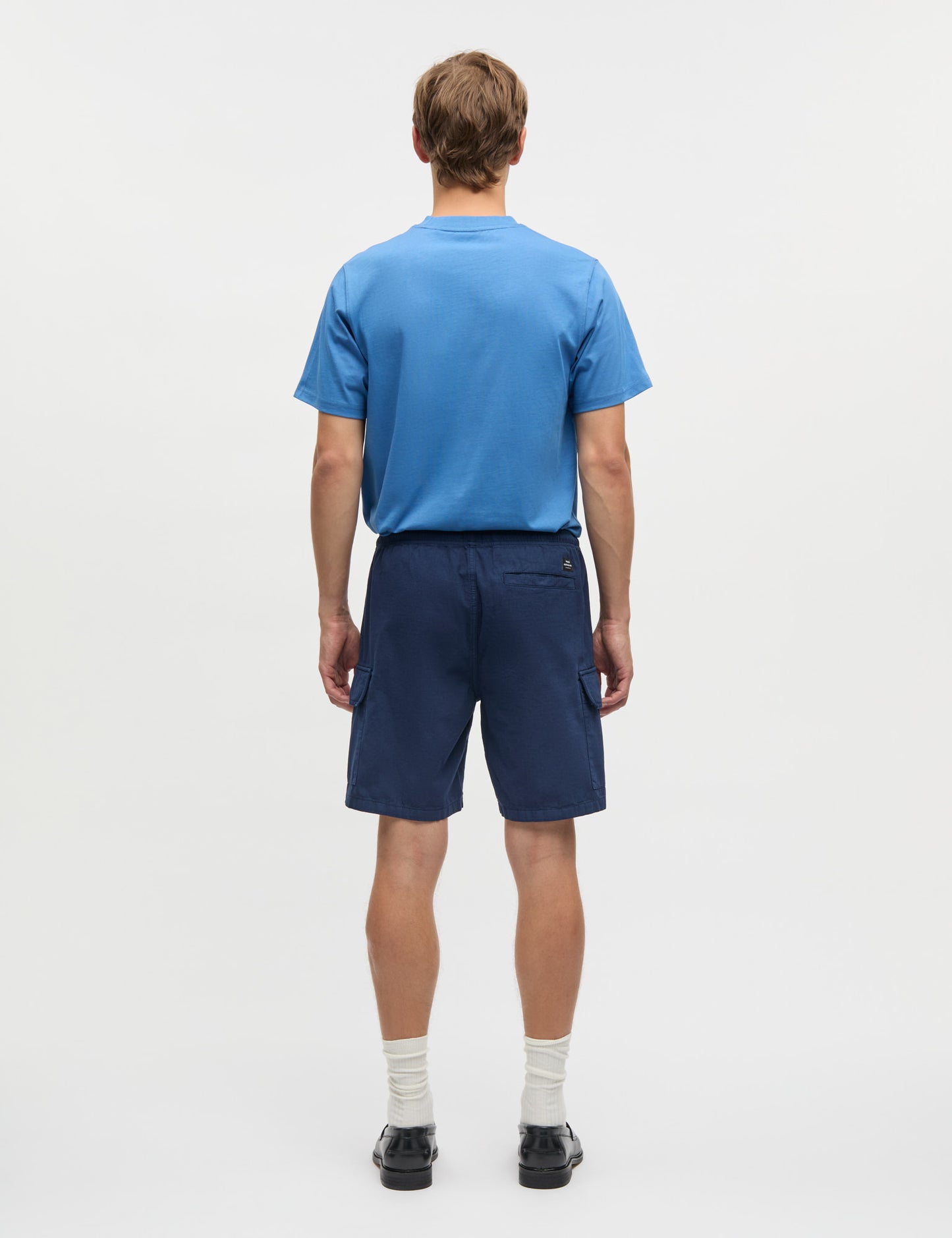 Cotton Jersey Frode Logo Tee FAV, Bright Cobalt