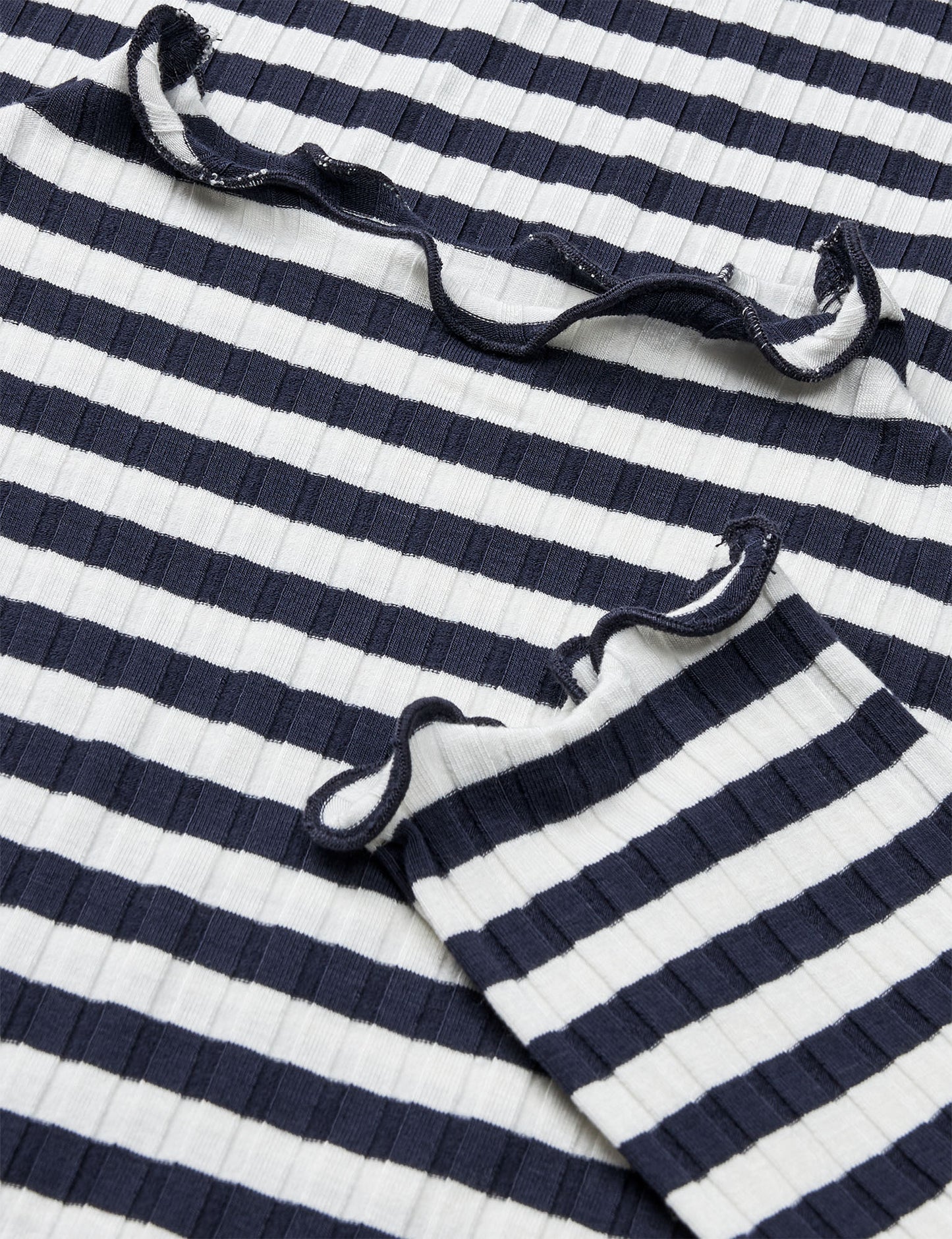 5x5 Stripe Trutte Tee LS, Vanilla Ice/Parisian Night