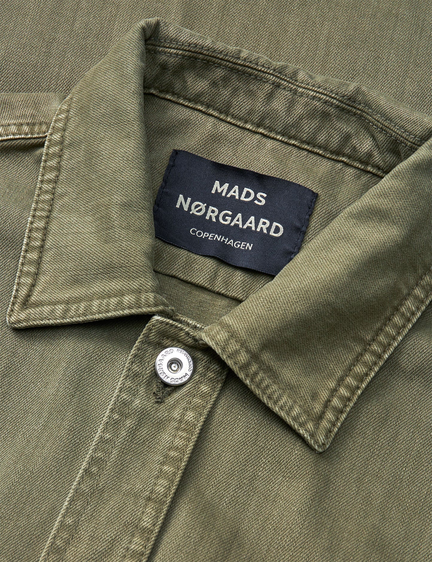 Soil Denim August Dyed Work Shirt, Four Leaf Clover