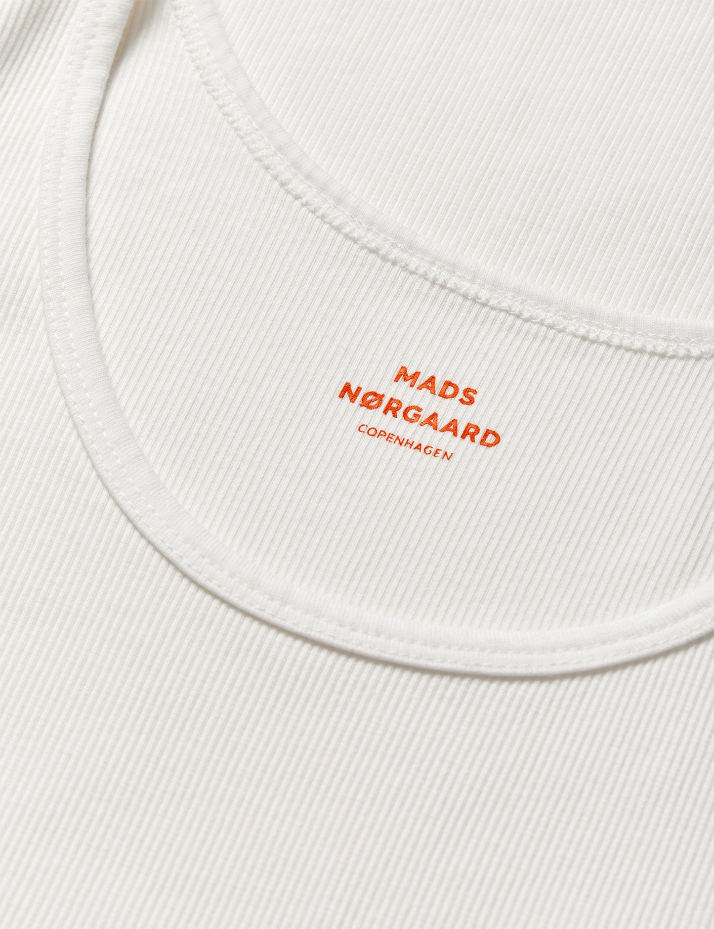 Rib Cotton Bruce Tanktop, White