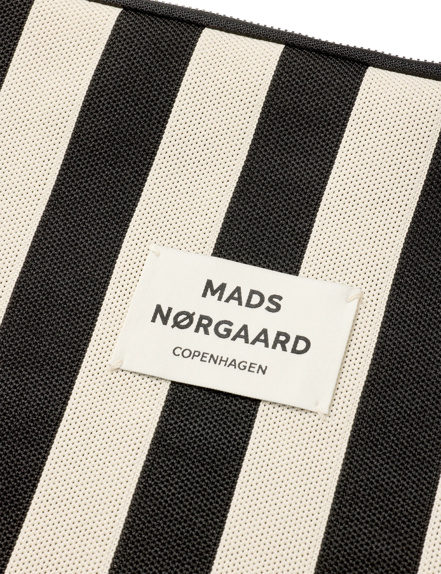 Knit Stripe Computer Sleeve Large, Black