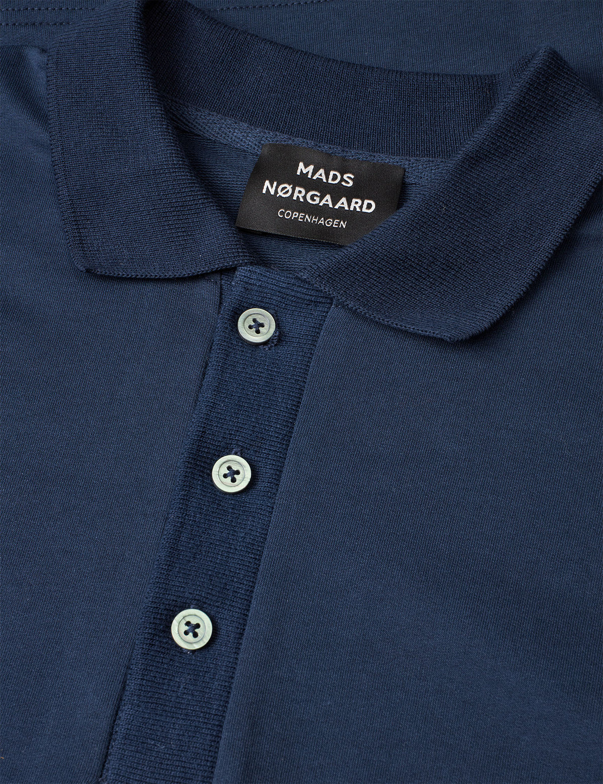 Light Terry Polo Sweat, Sky Captain