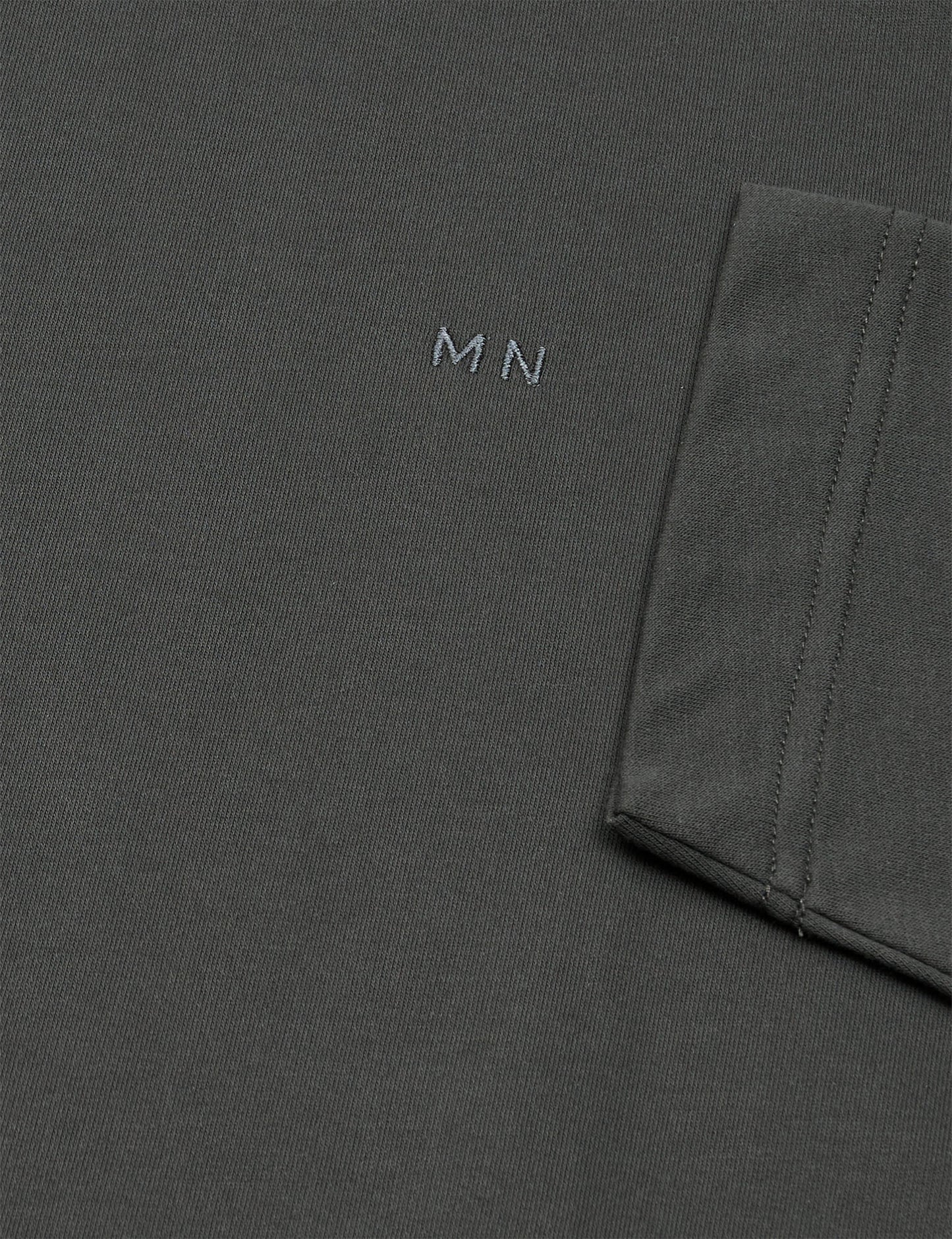 Light Terry Aksel Sweat, Asphalt