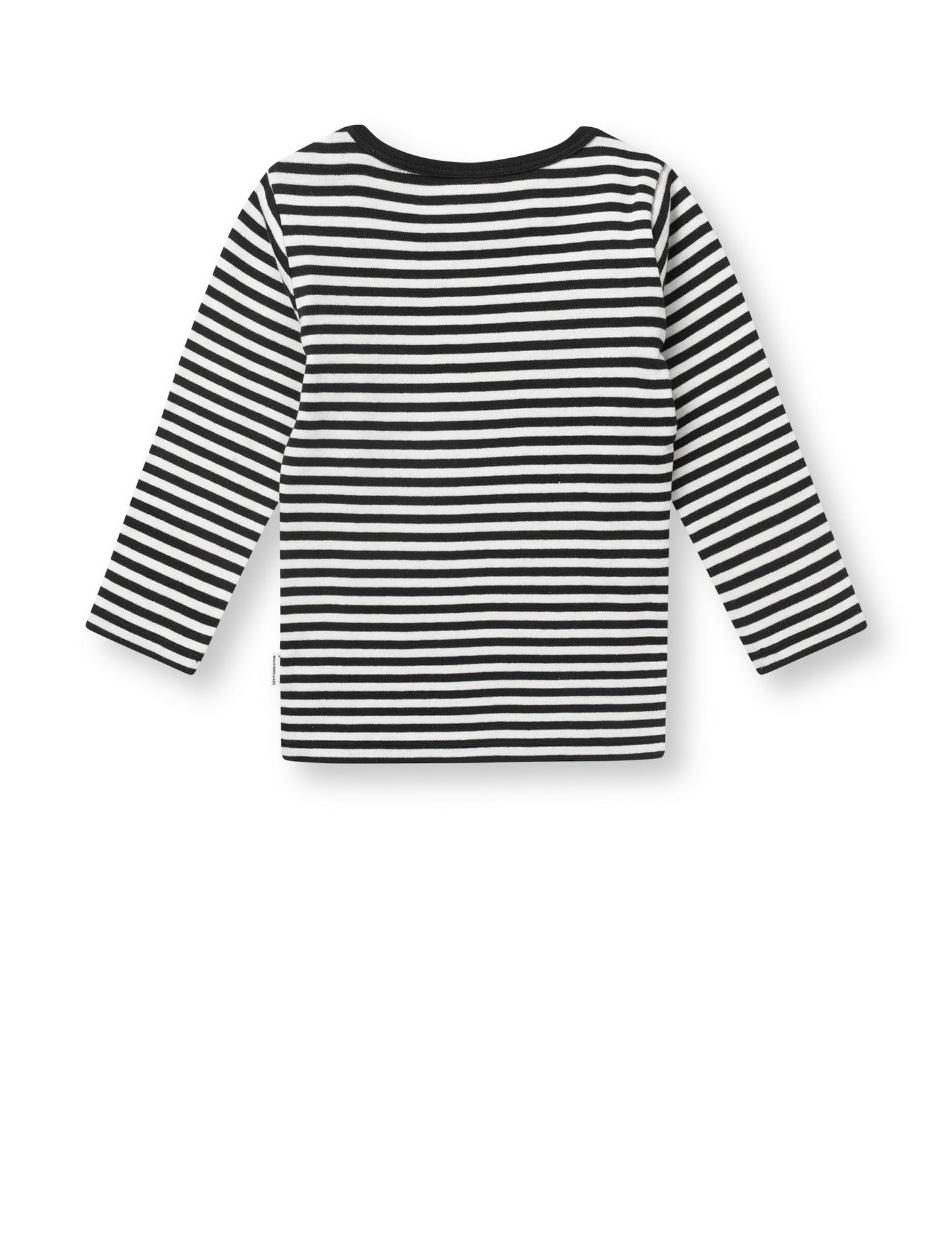 Soft Duo Striped Tobinino Tee LS, Black/Vanilla Ice