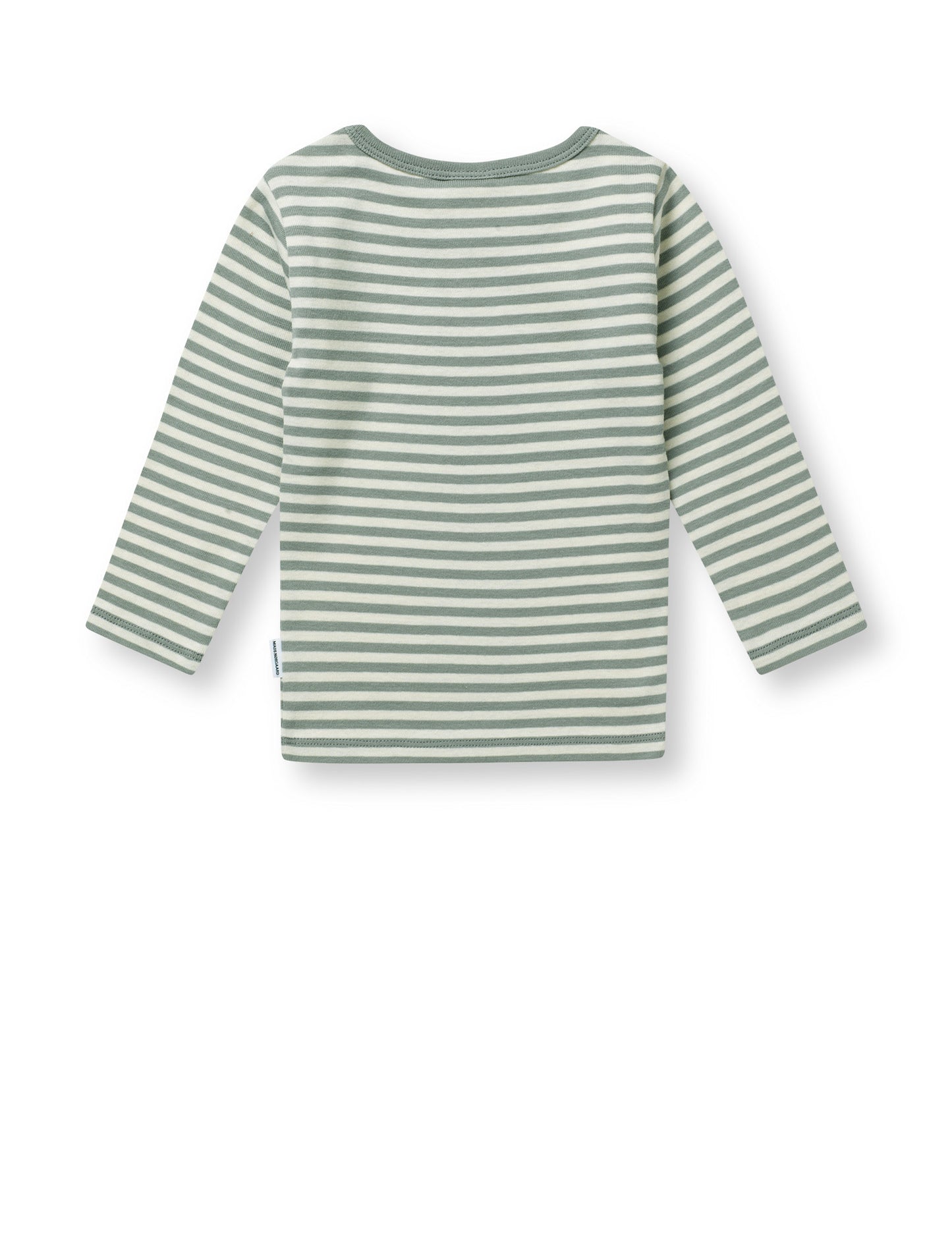 Soft Duo Striped Tobinino Tee LS, Slate Gray/Vanilla Ice
