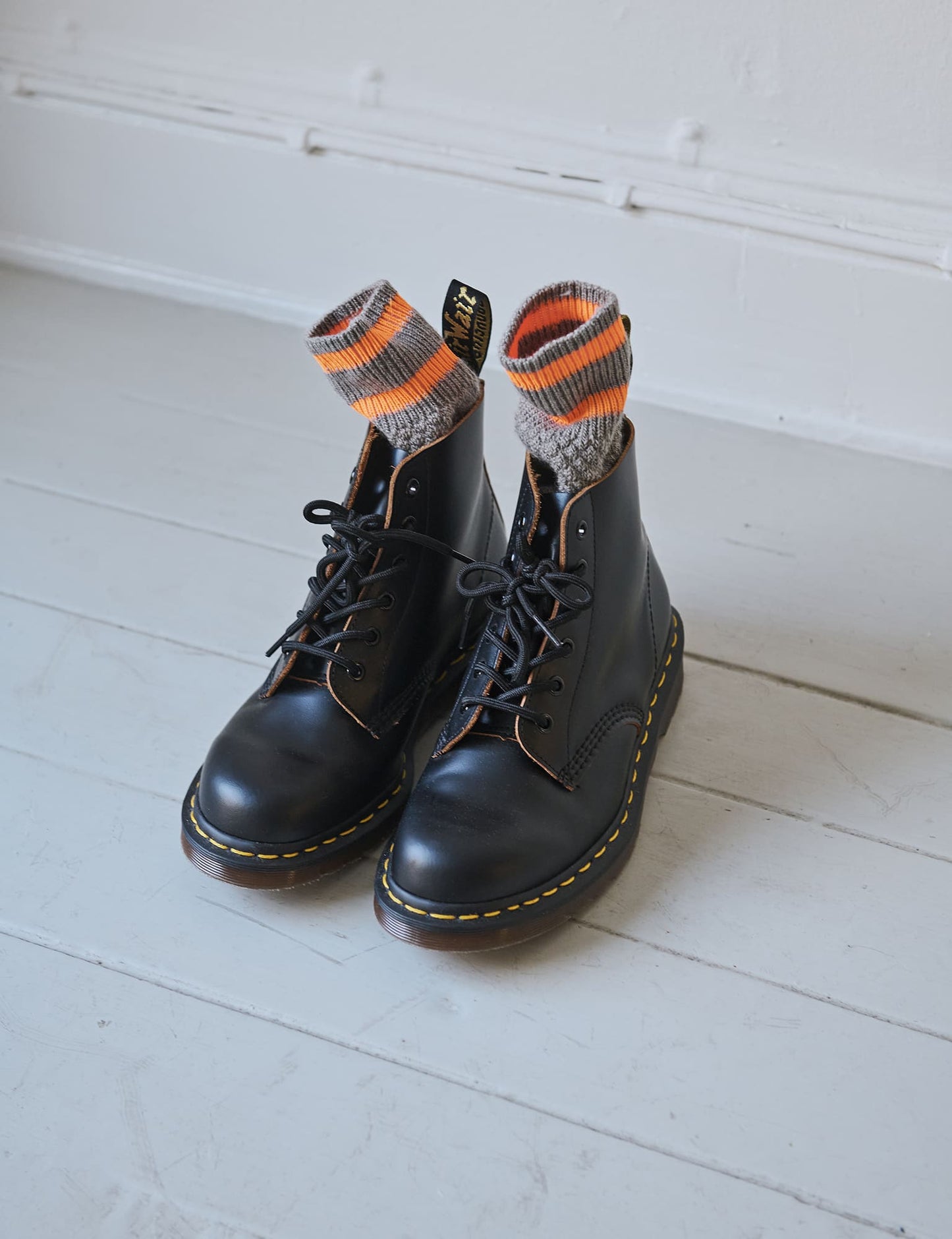 Woolen Bubble Socks, Silver Birch Melange