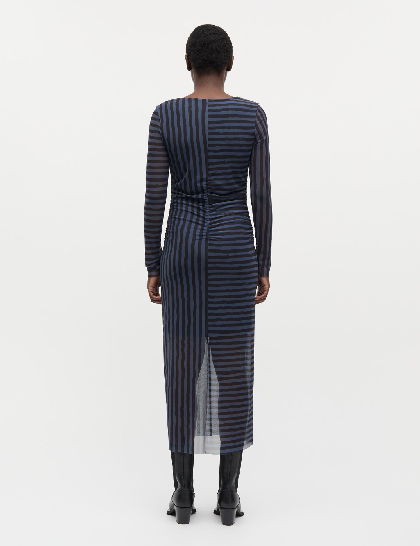 My Mesh Misa Dress AOP, Parisian Night/Black