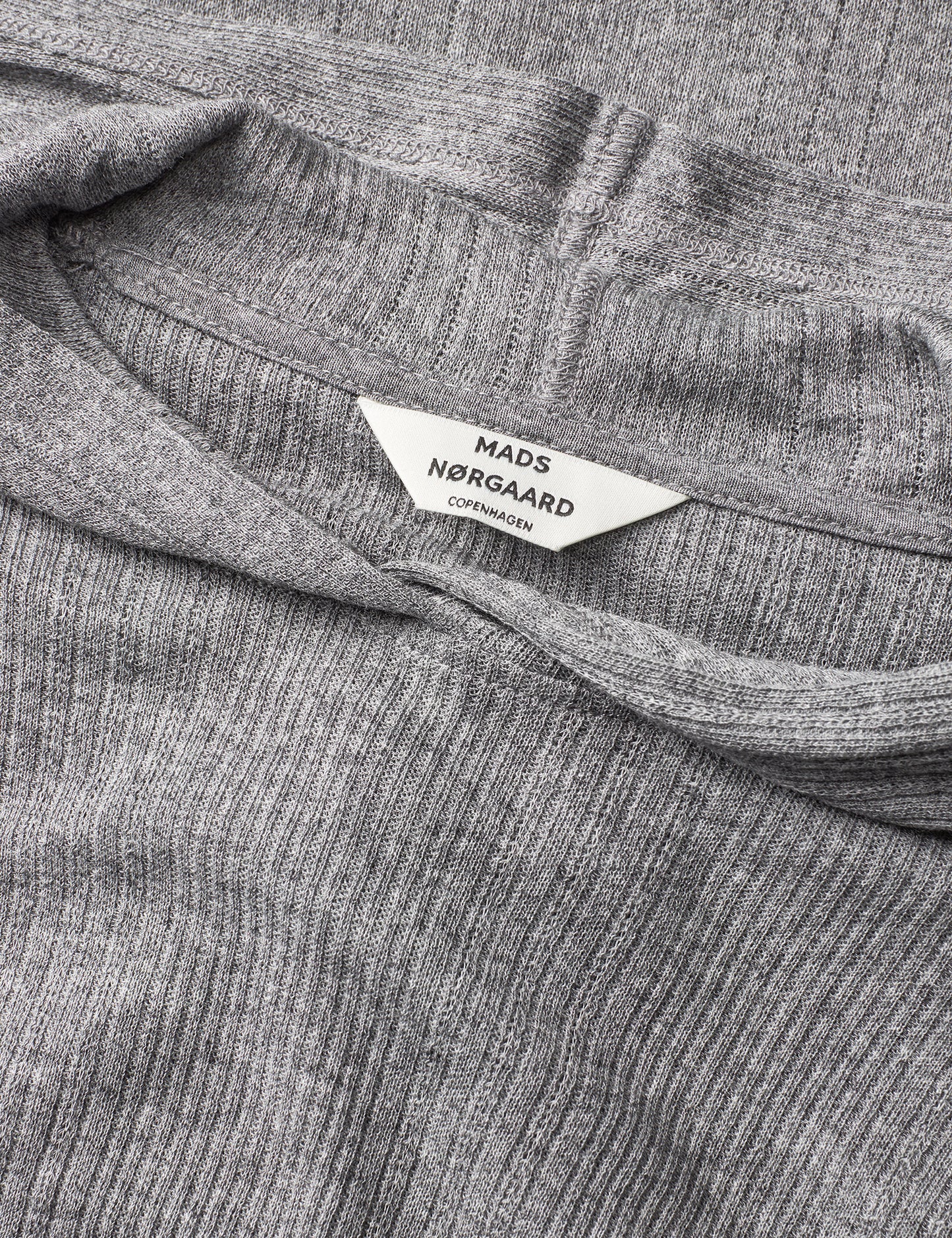 Point Wool Tilla Hood, Grey Melange