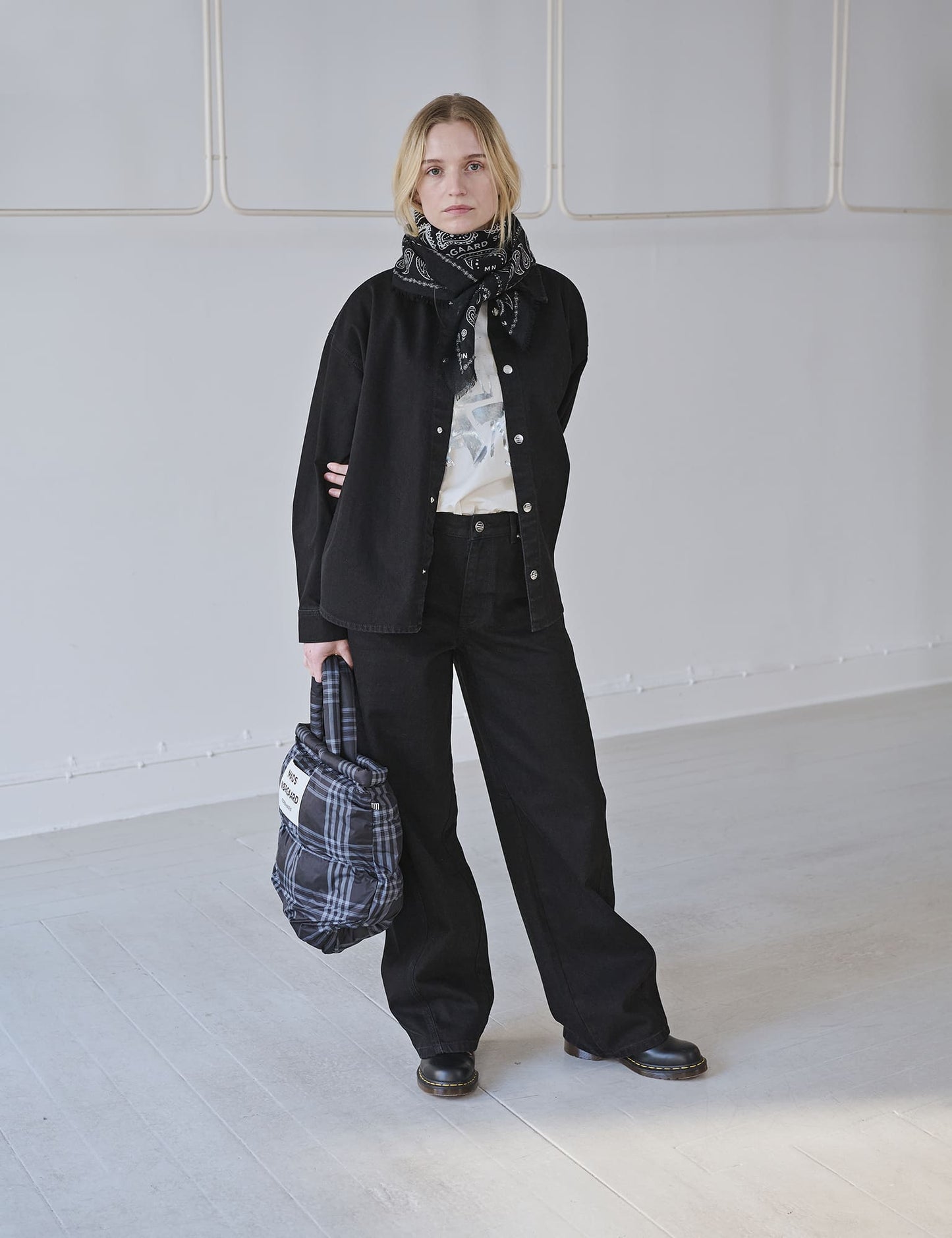 Dyed Denim Christel Jeans, Black