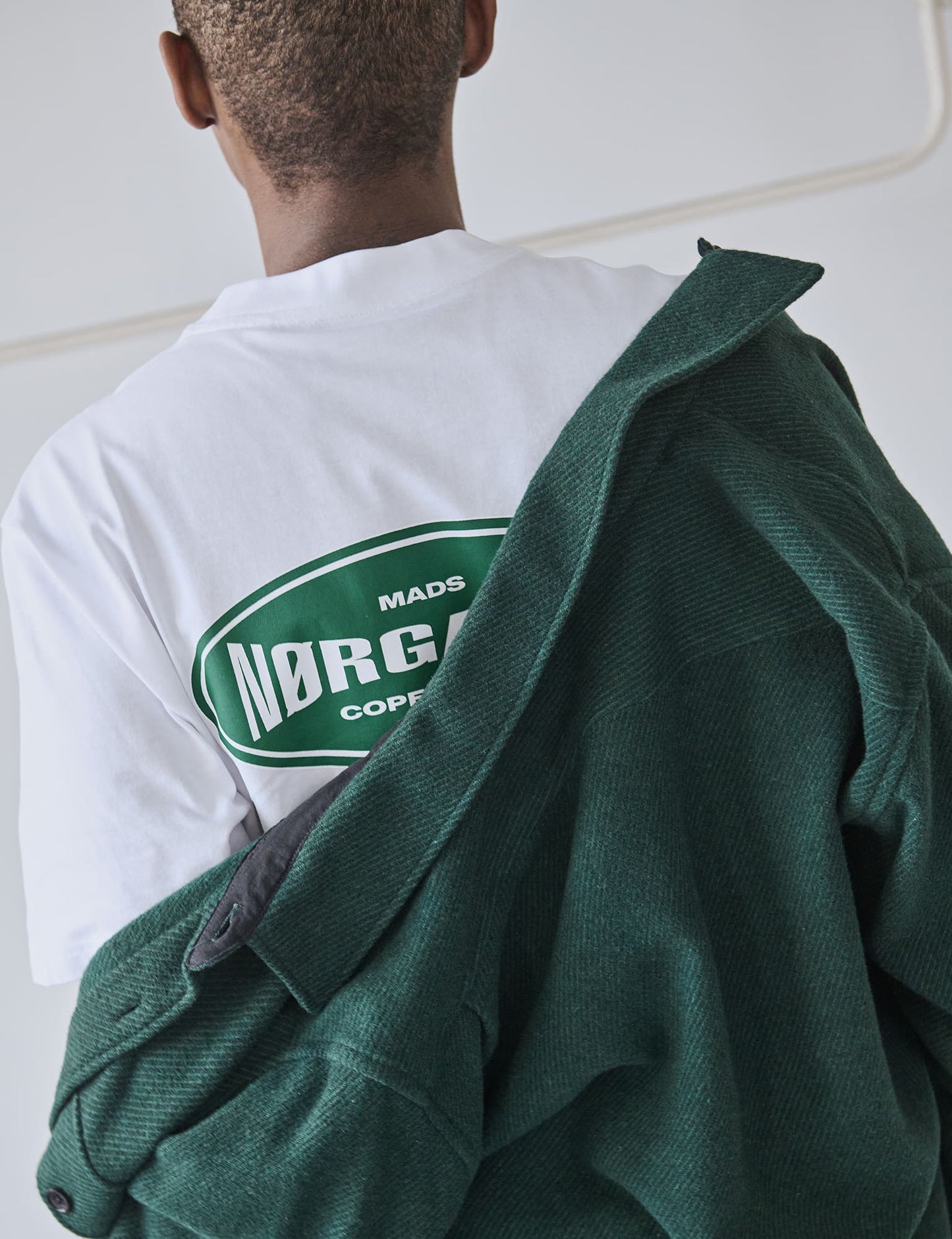 Soft Wool Noah Shirt, Verdant Green