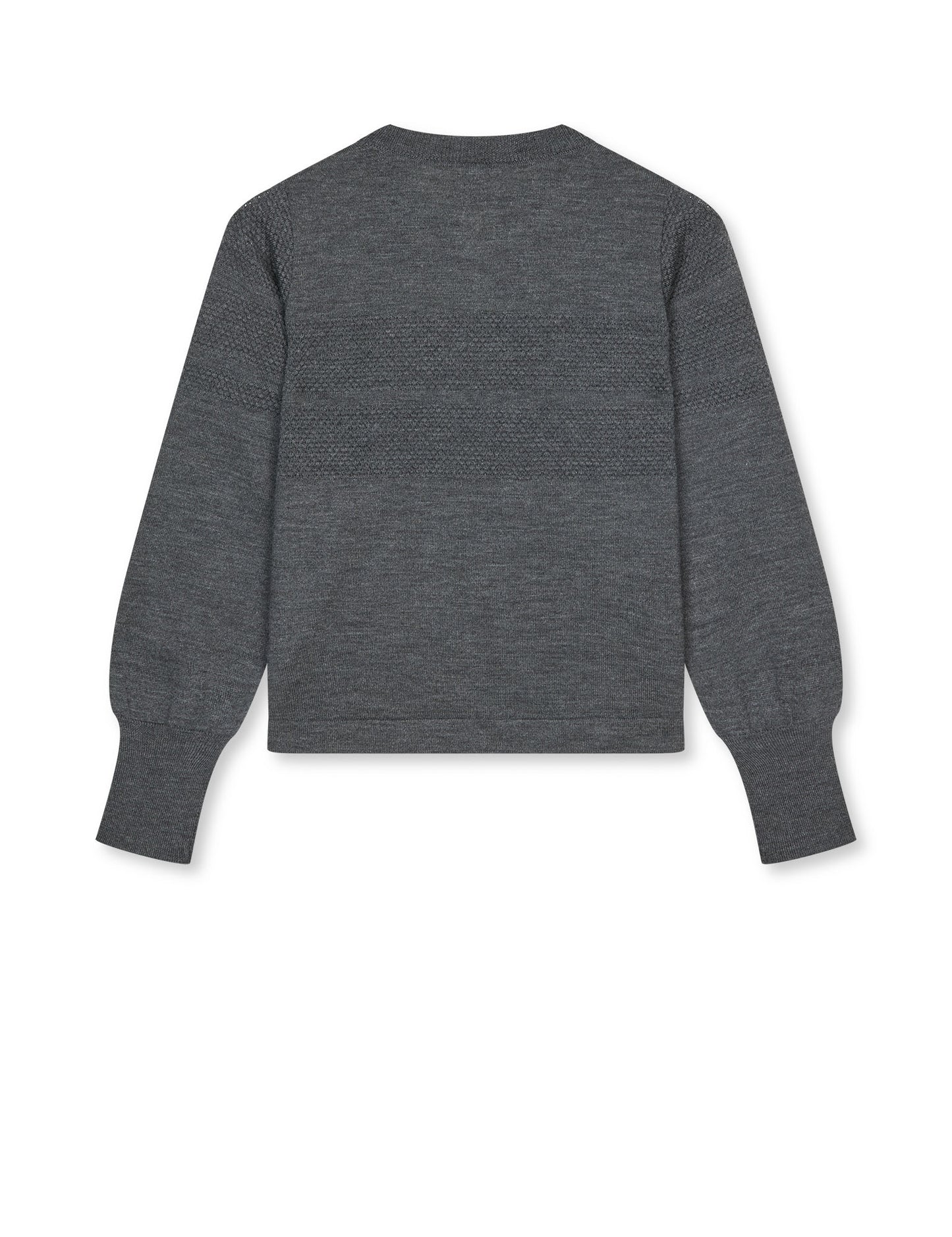 Amico Wool Klembino Zip, Dark Grey Melange