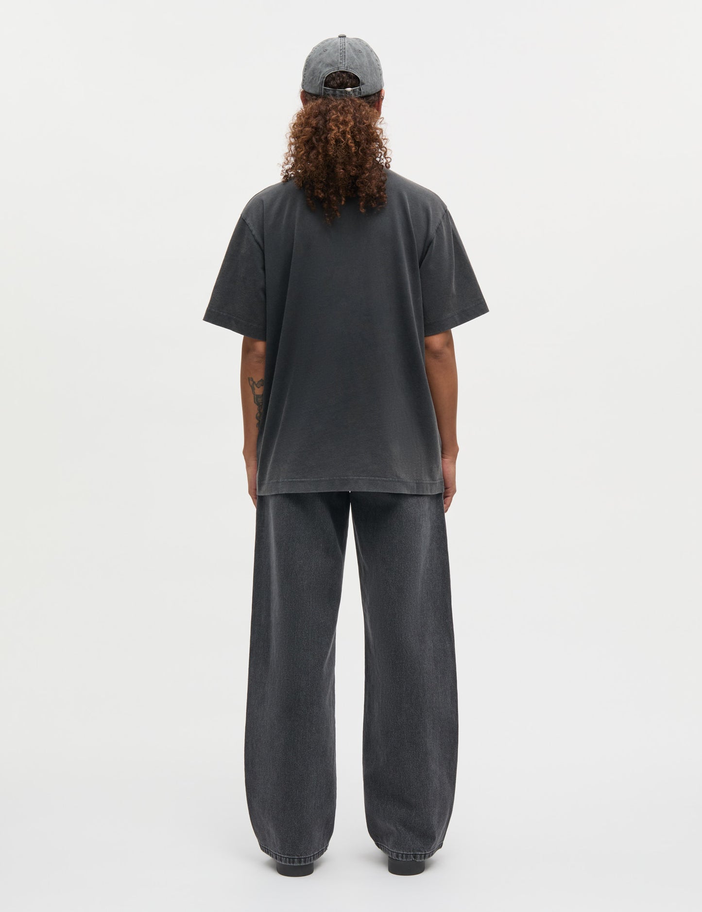 Cotton Jersey Dassel Tee, Black