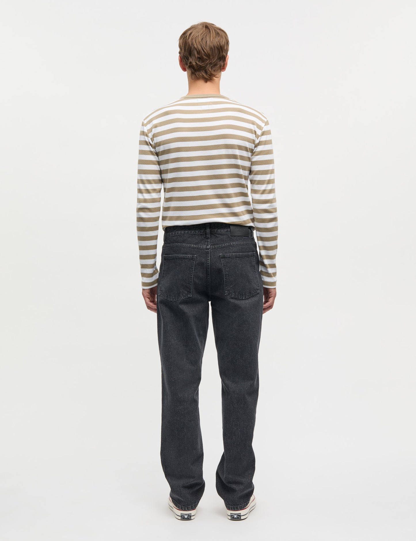 Midi Rib Tobias Tee LS, Overland Trek/White