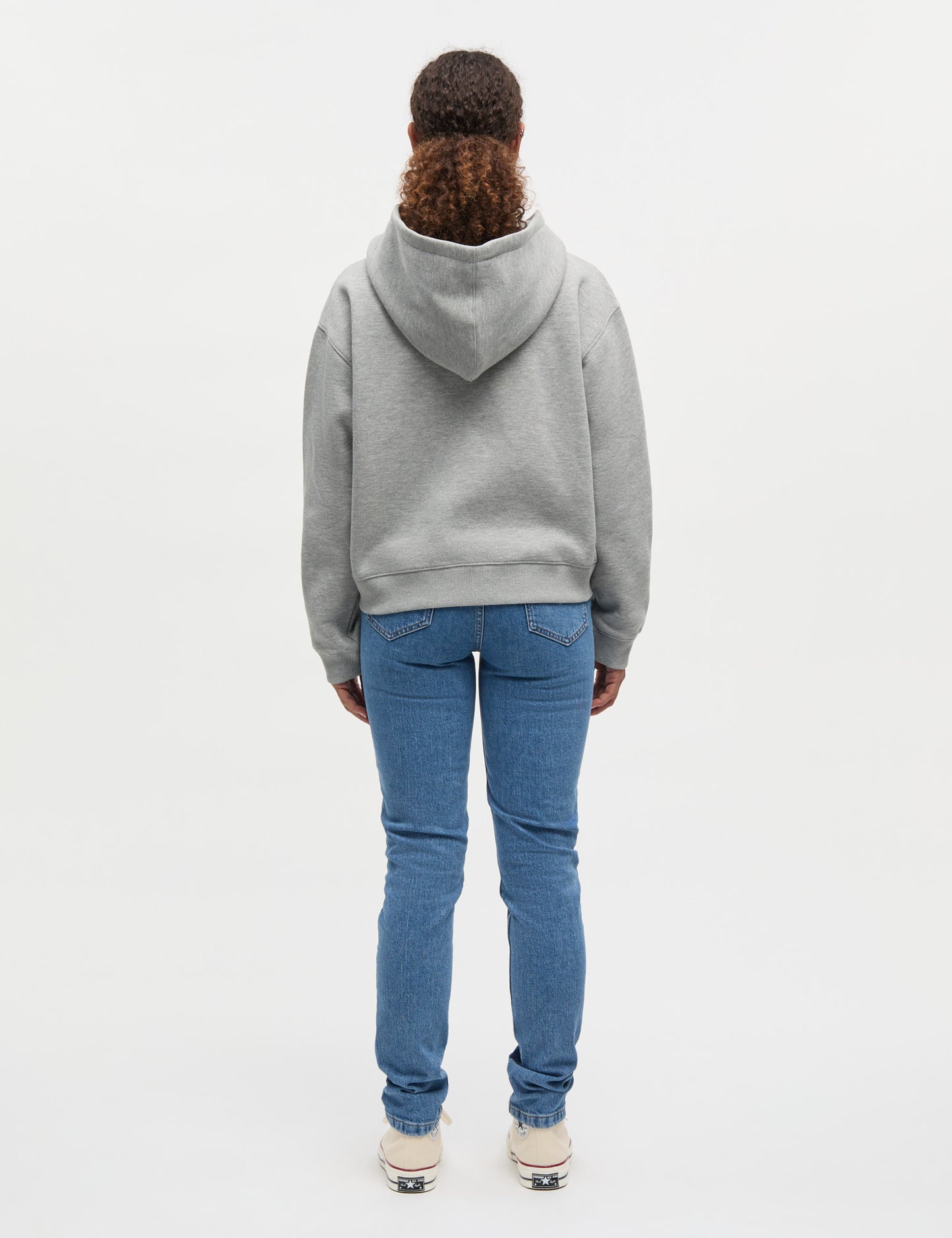 Standard Bobo Hood Sweatshirt, Grey Melange