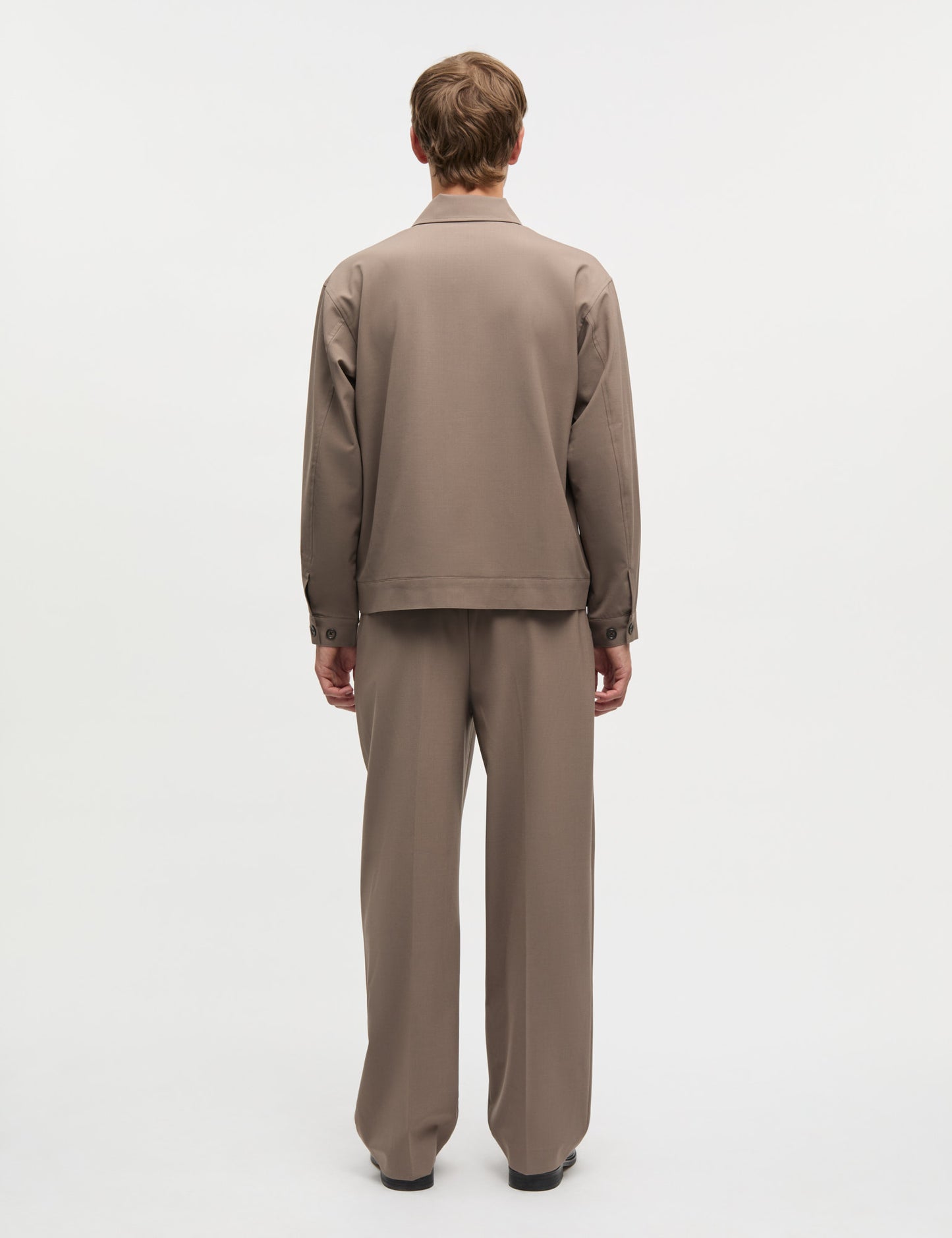 Dense Weave Travis Jacket, Walnut