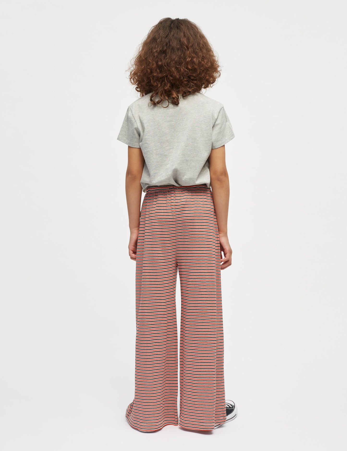 2x2 Cotton Stripe Verona Pants, Fiery Red/Vanilla Ice