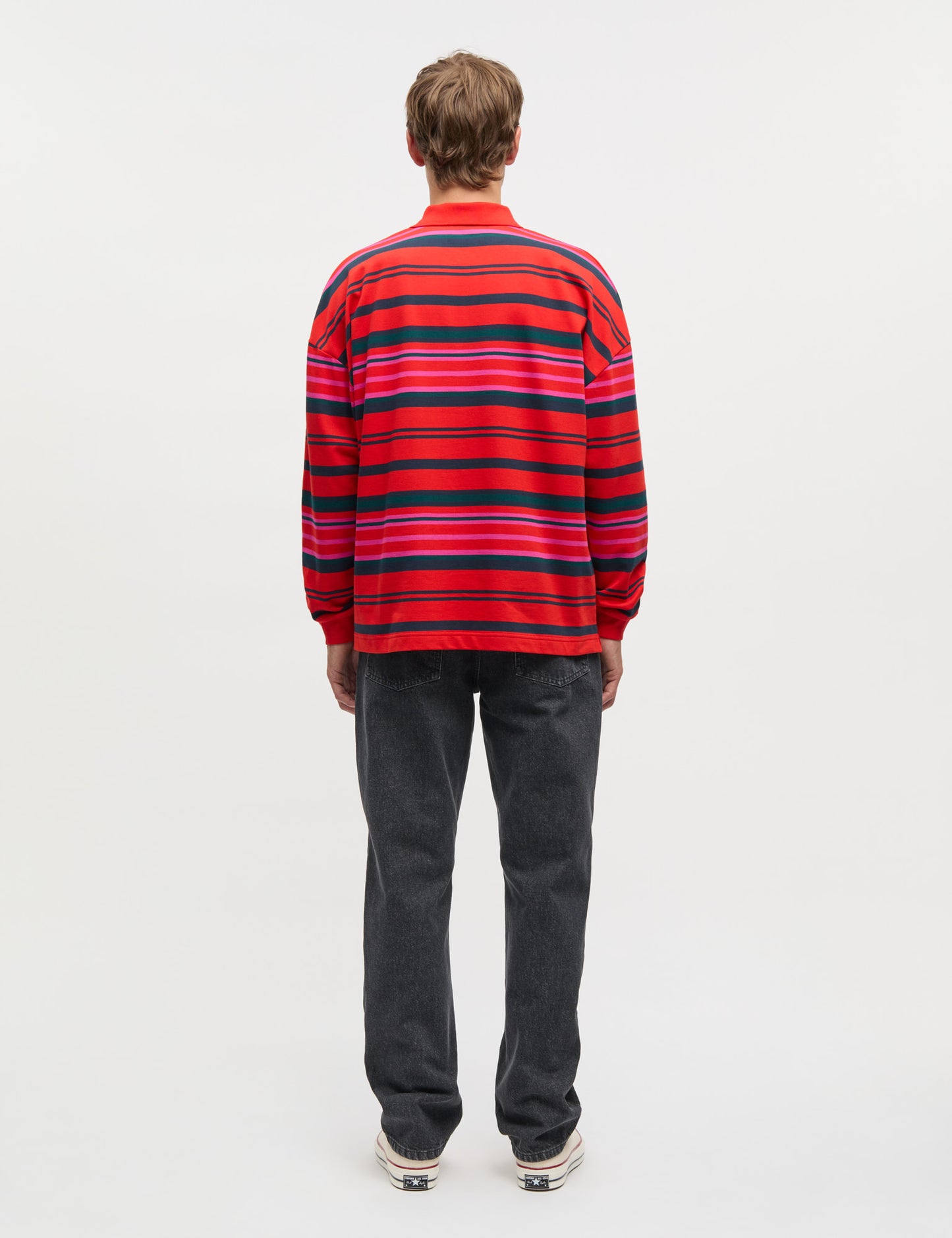 Light Terry Polo ST Sweat, Fiery Red Multi ST.