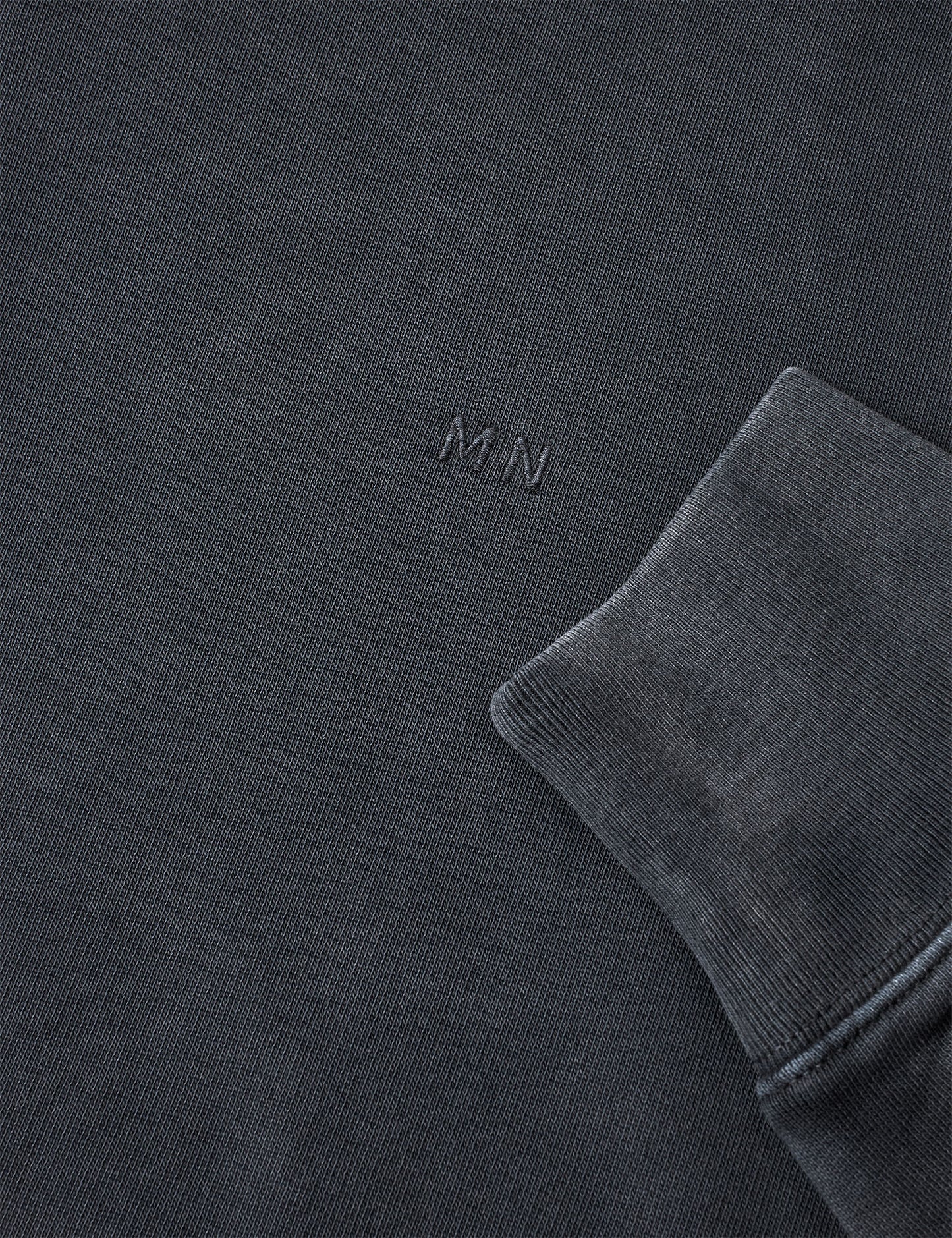 Compact Cotton Gable Sweat, Black