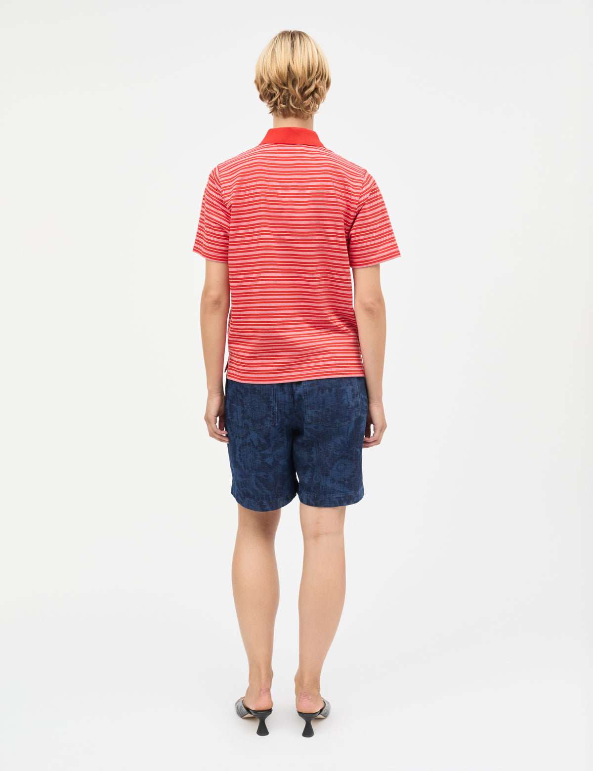Light Terry Marlo Polo Tee, Fiery Red/Fairy Tale/Vanilla I