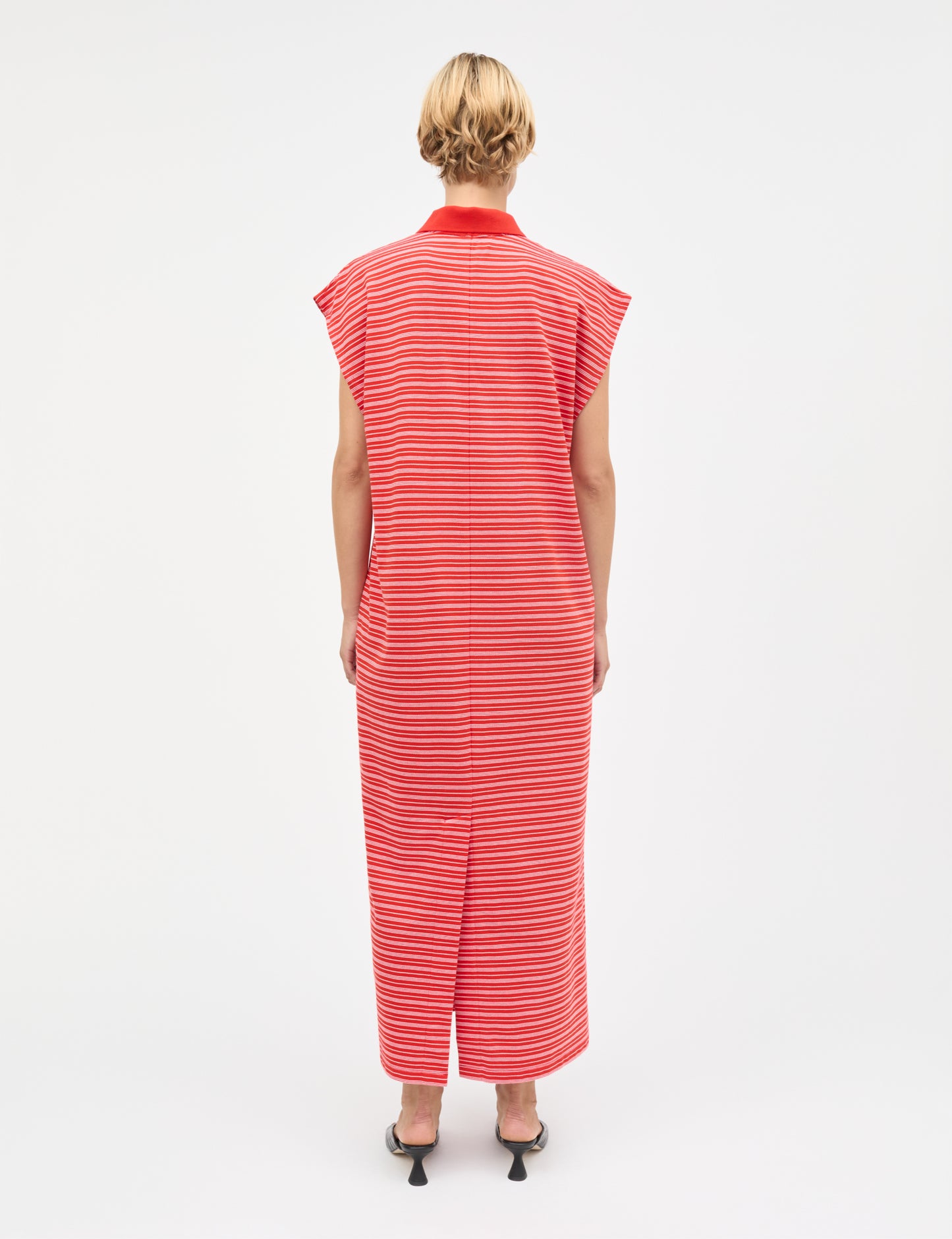Light Terry Polly Dress, Fiery Red/Fairy Tale/Vanilla I