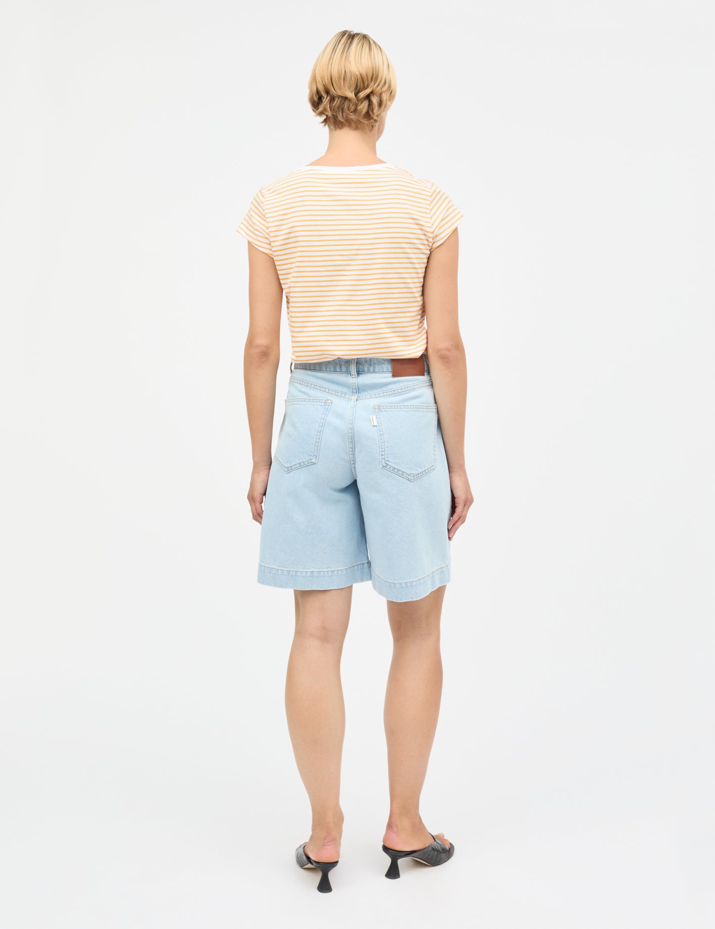 Luke Denim Rossy Shorts, Light Blue
