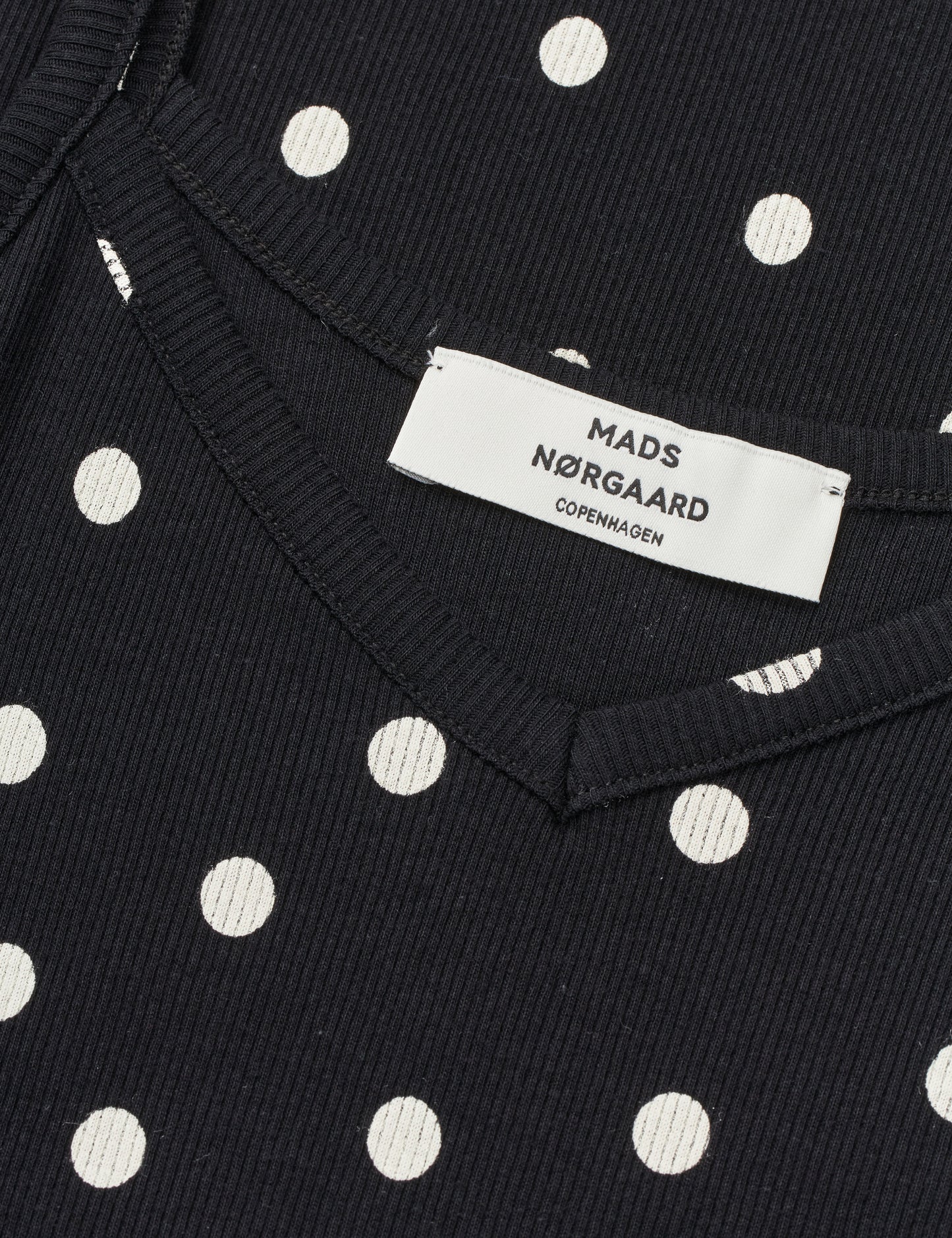 2x2 Cotton Delkissa Dress AOP, Dot AOP Black