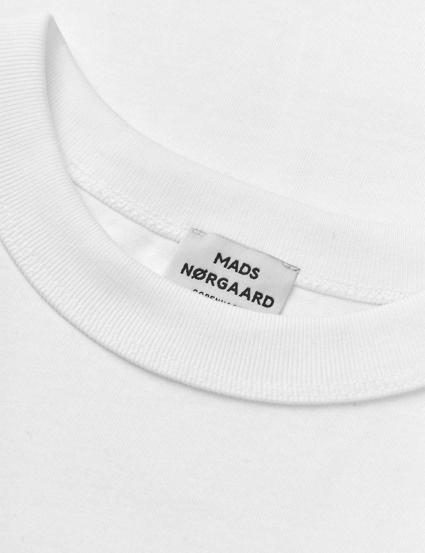 Cotton Jersey Theo Tee, White