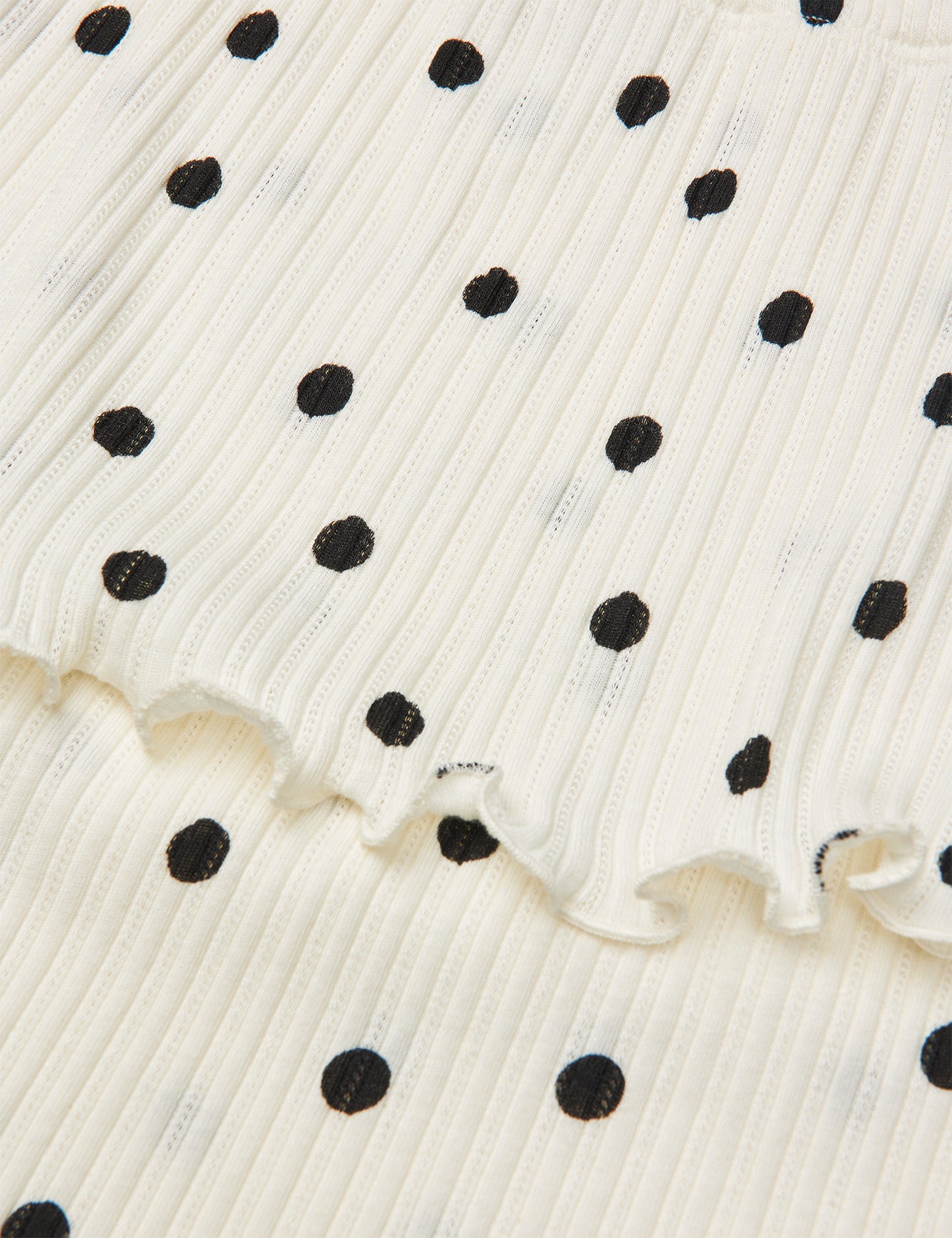 Pointella Sallie Skirt AOP, Dot AOP Vanilla Ice