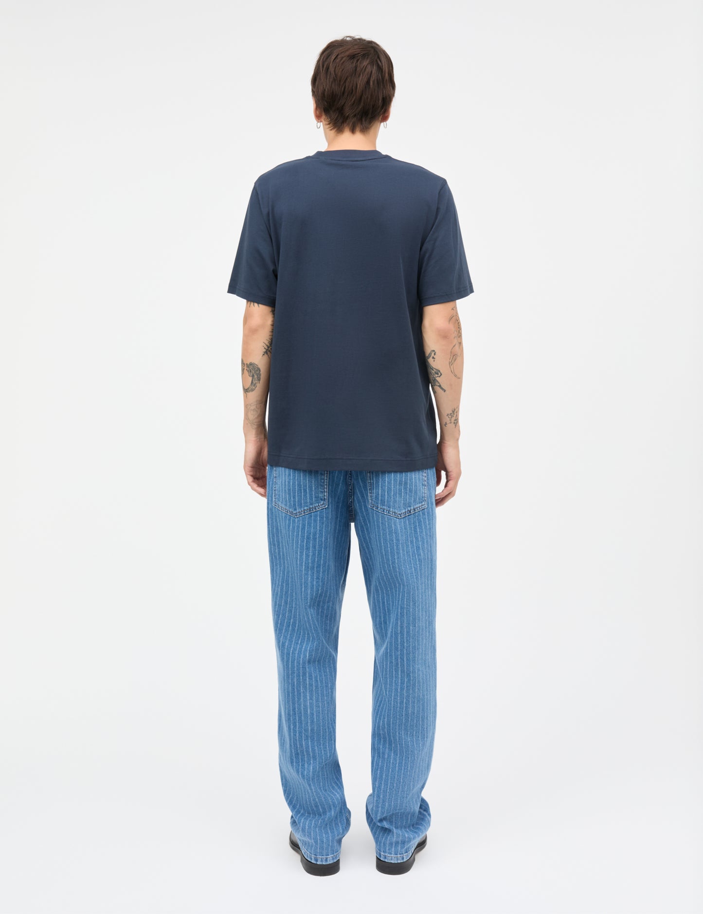 Striped Denim Coen Jeans, Light Blue Wash