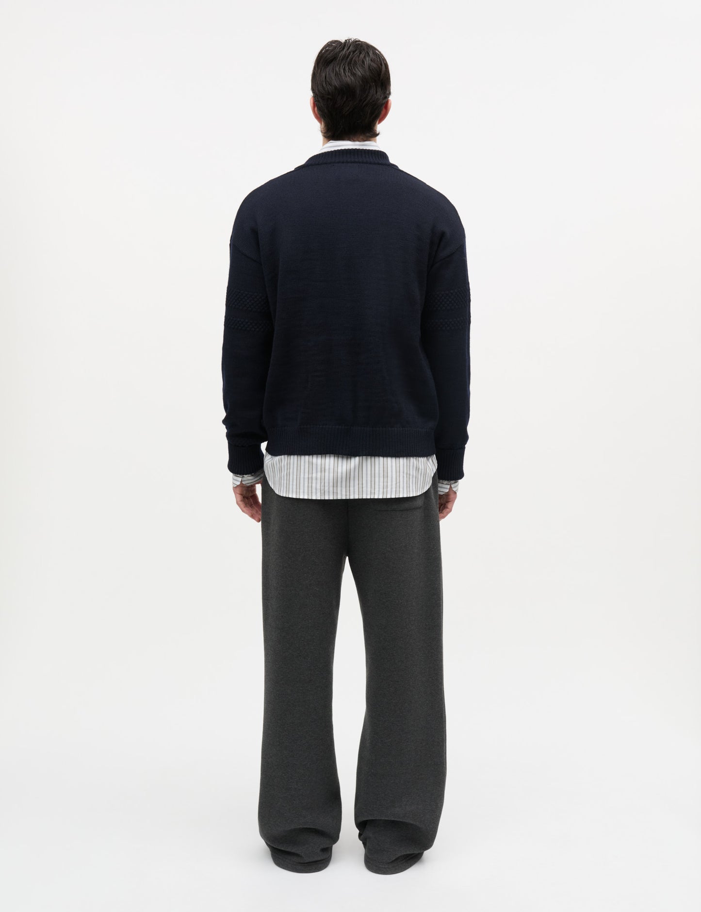 Wool Kjeld Cardigan Knit, Sky Captain
