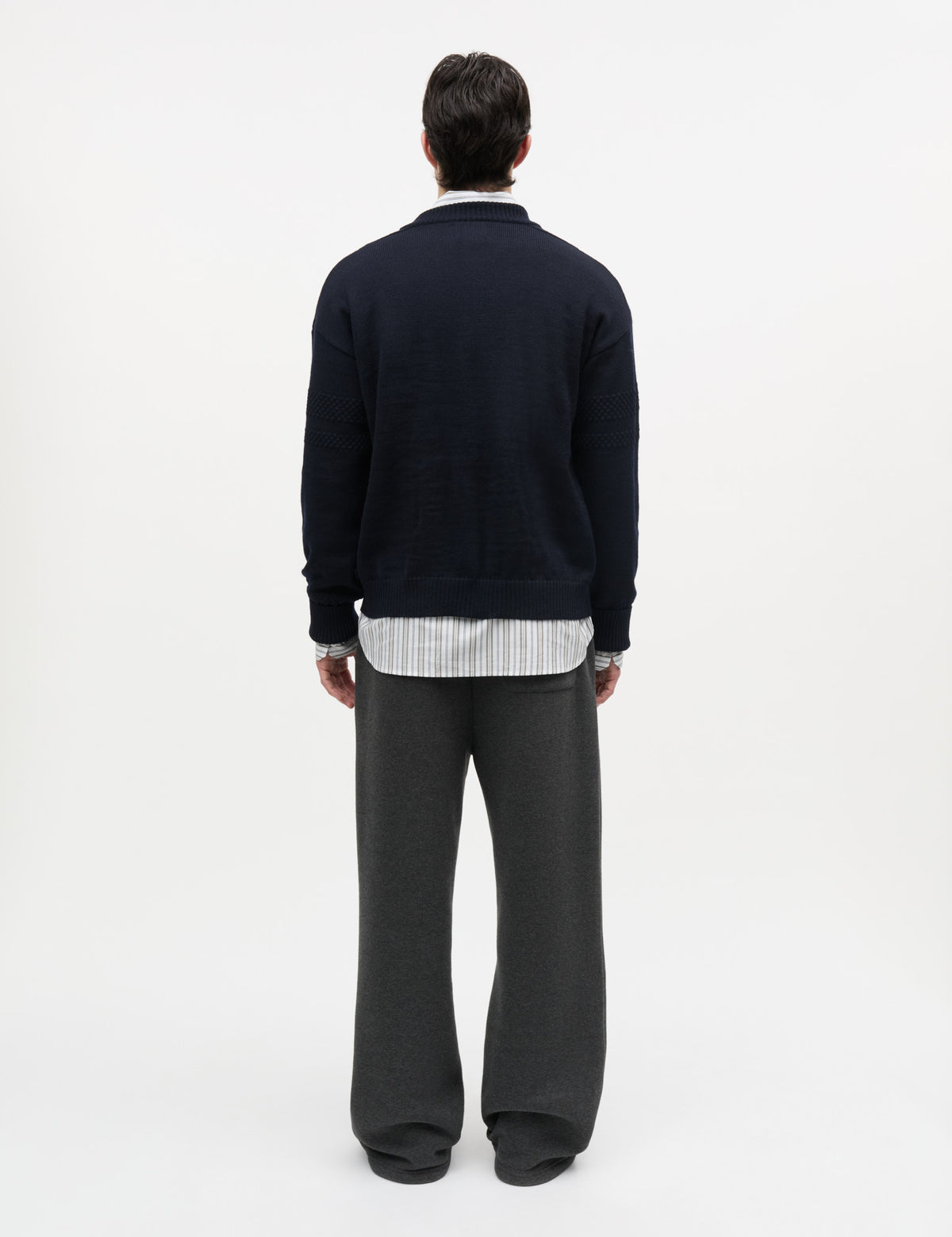 Wool Kjeld Cardigan Knit, Sky Captain