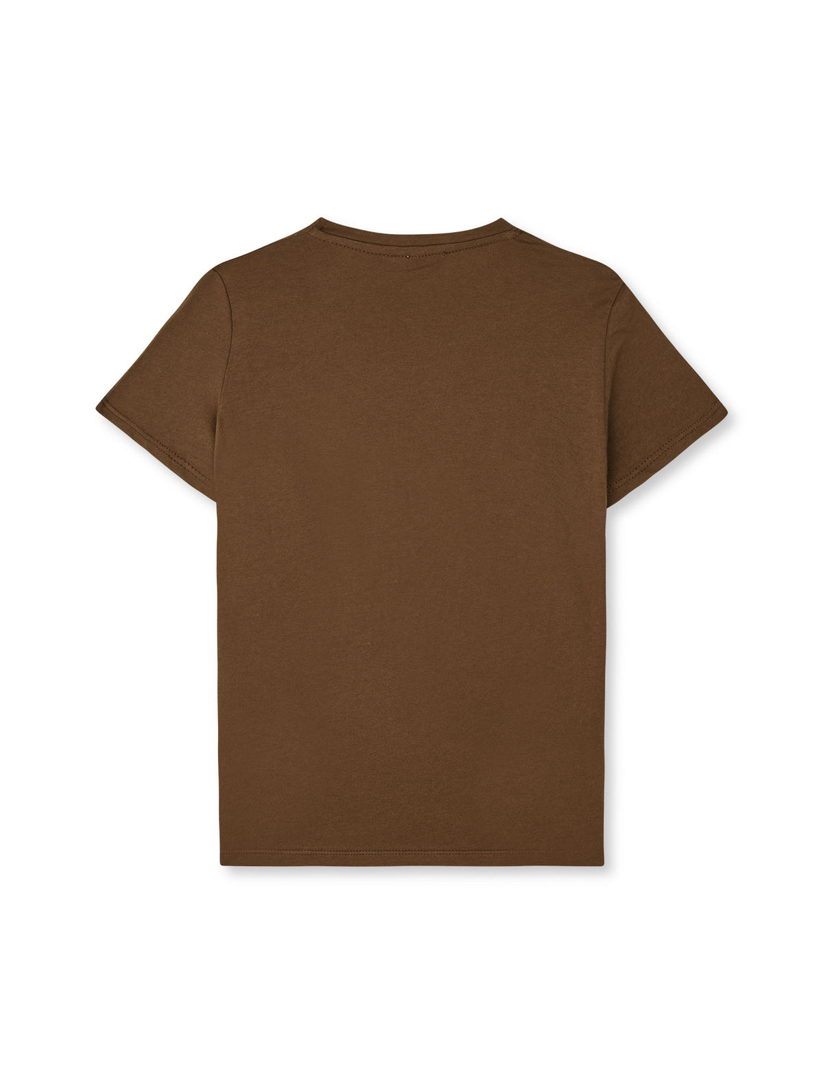 Single Cotton Tuvina Tee, Cocoa
