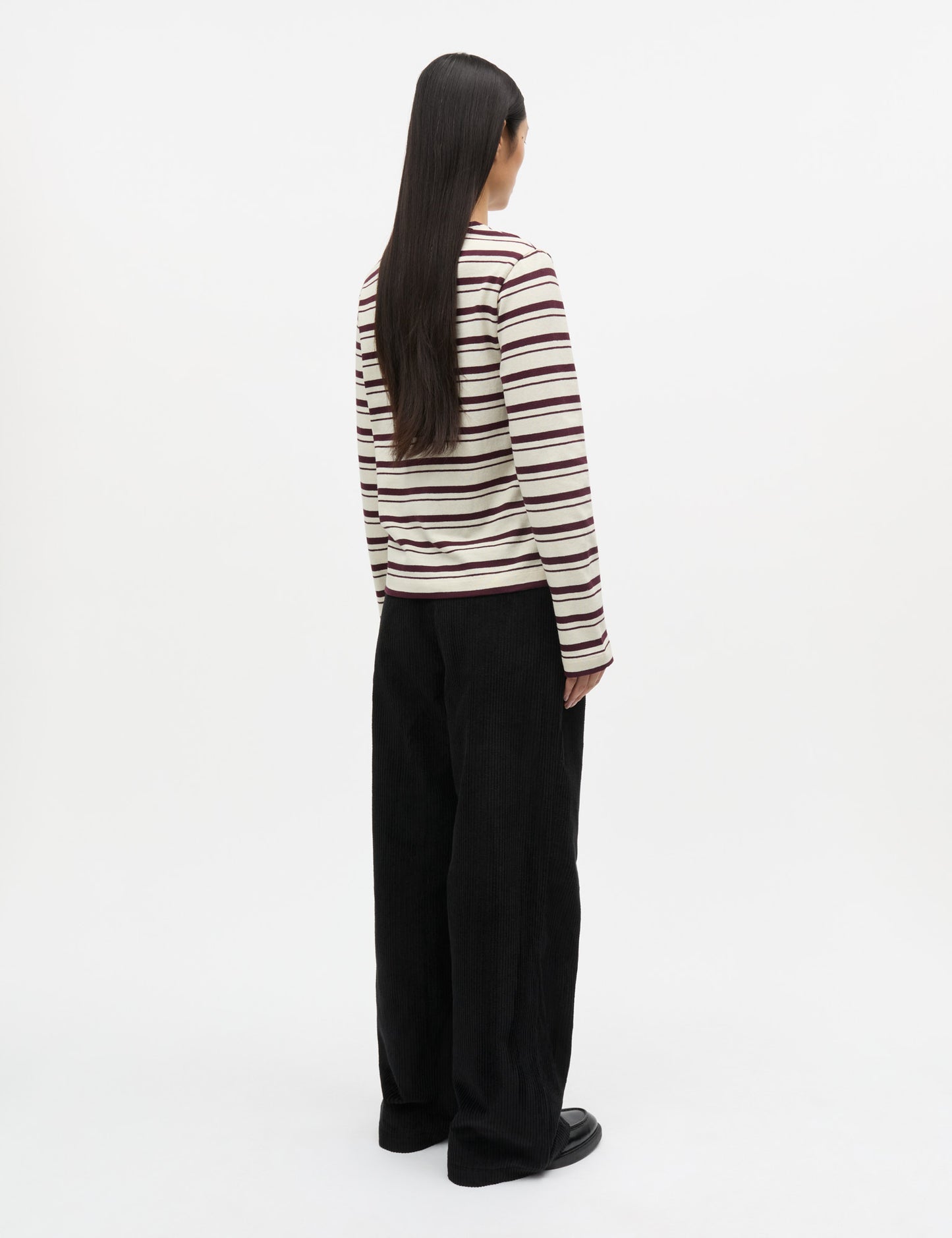 Pretty Cord Carly Pants, Black