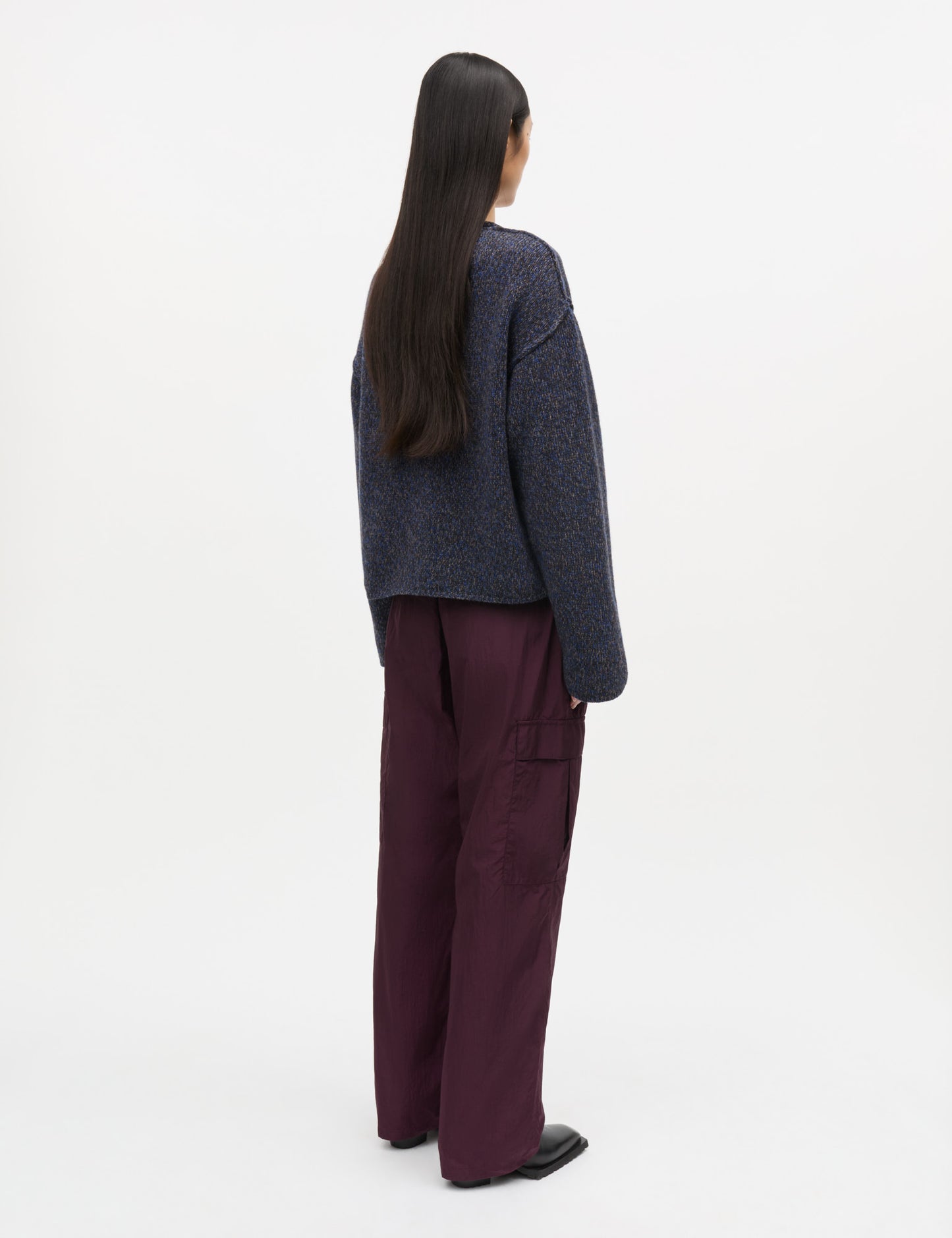 Charlotte Madison Knit, Sky Captain Melange