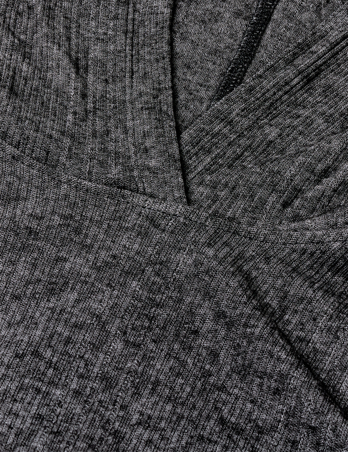 Point Wool Tutti Hood, Dark Grey Melange