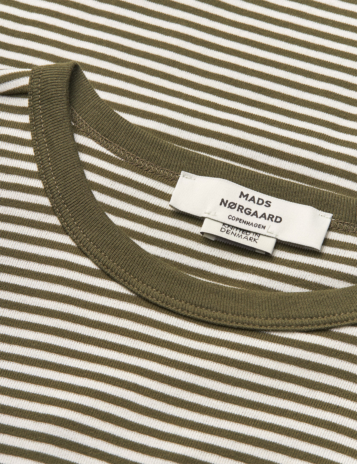 Grace Jersey Stripe July Dress, White/Tarmac