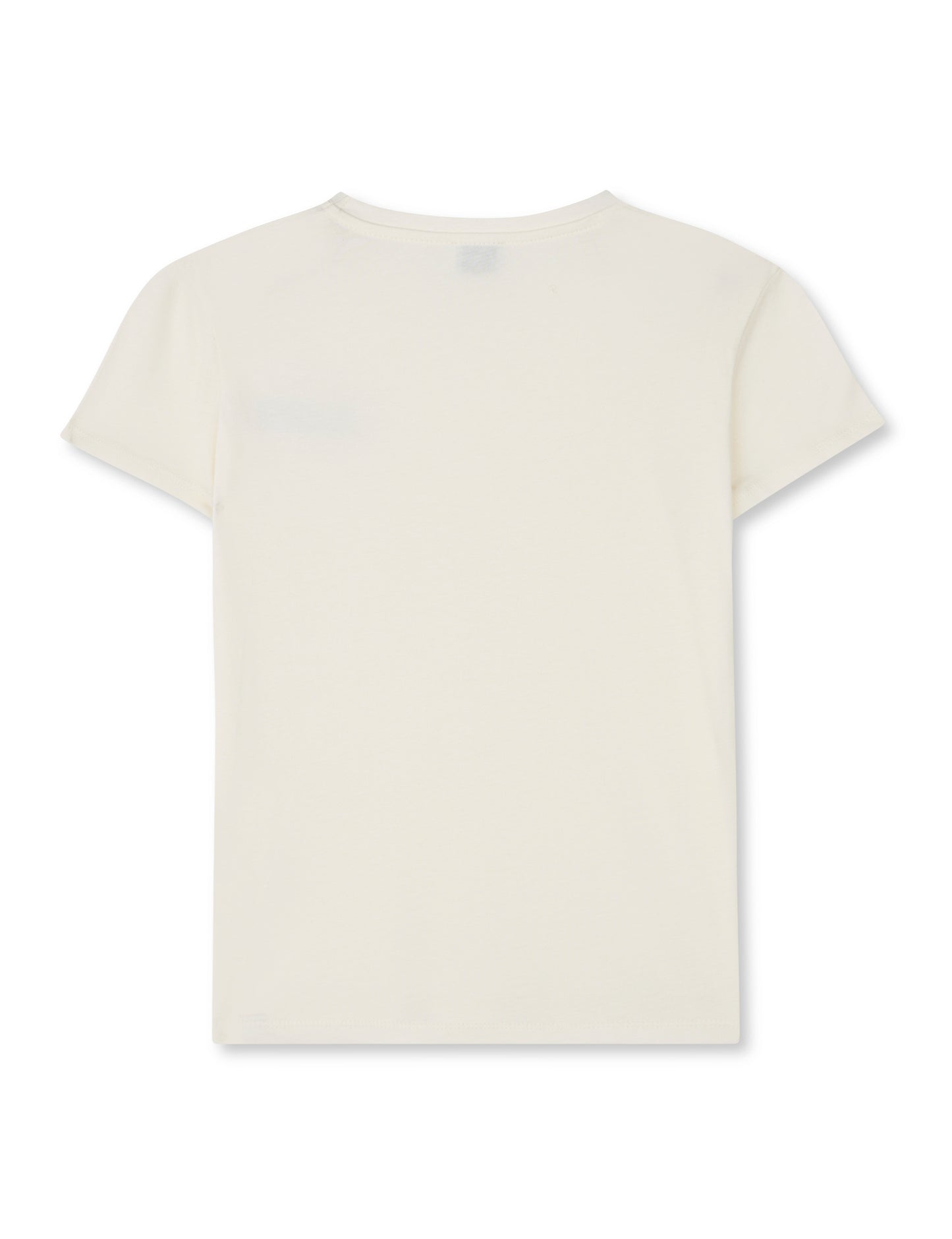 Single Cotton Tuvina mini mirror Tee, Vanilla Ice